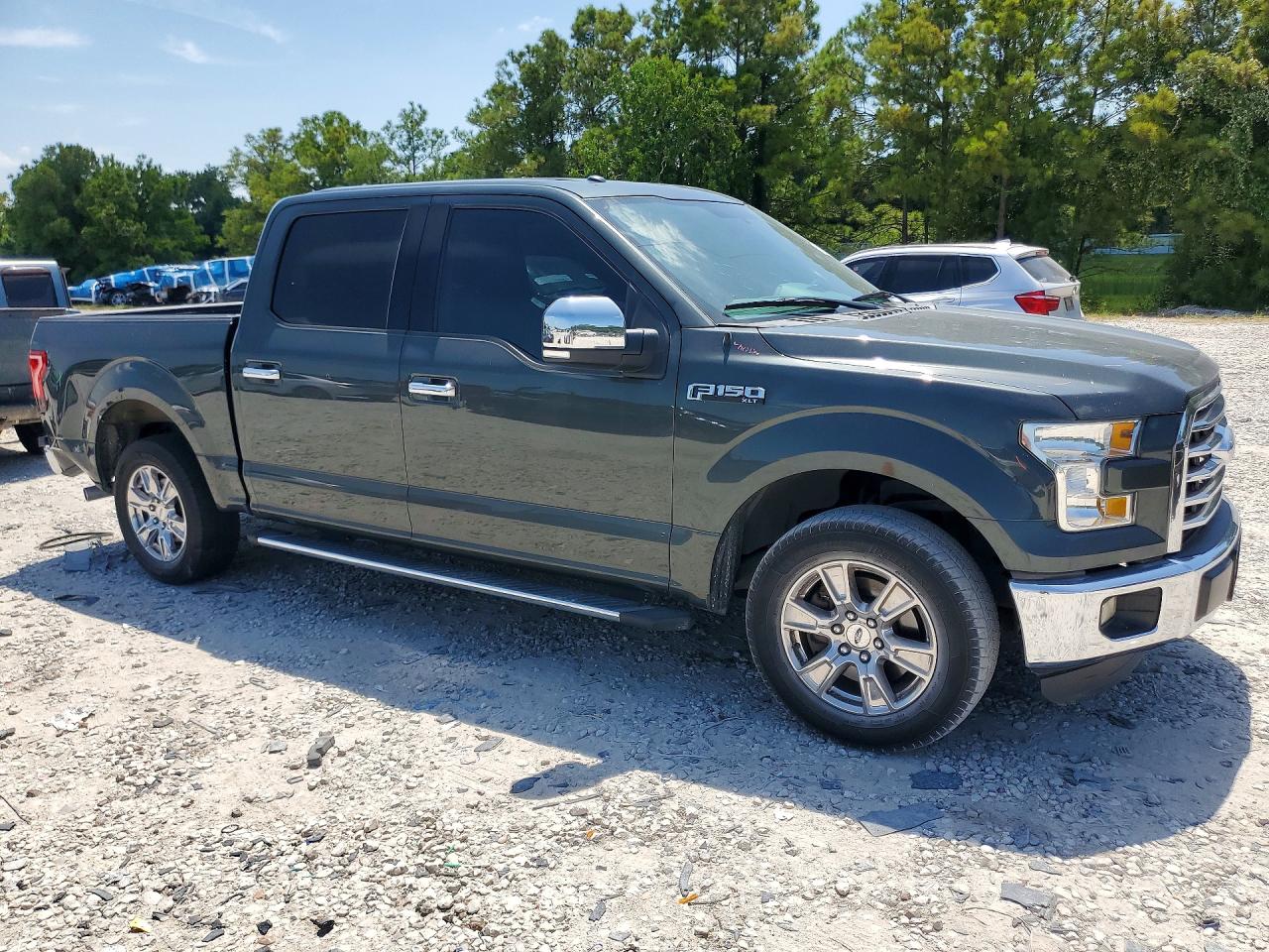 2015 Ford F150 Supercrew Gray vin: 1FTEW1C8XFKE20194
