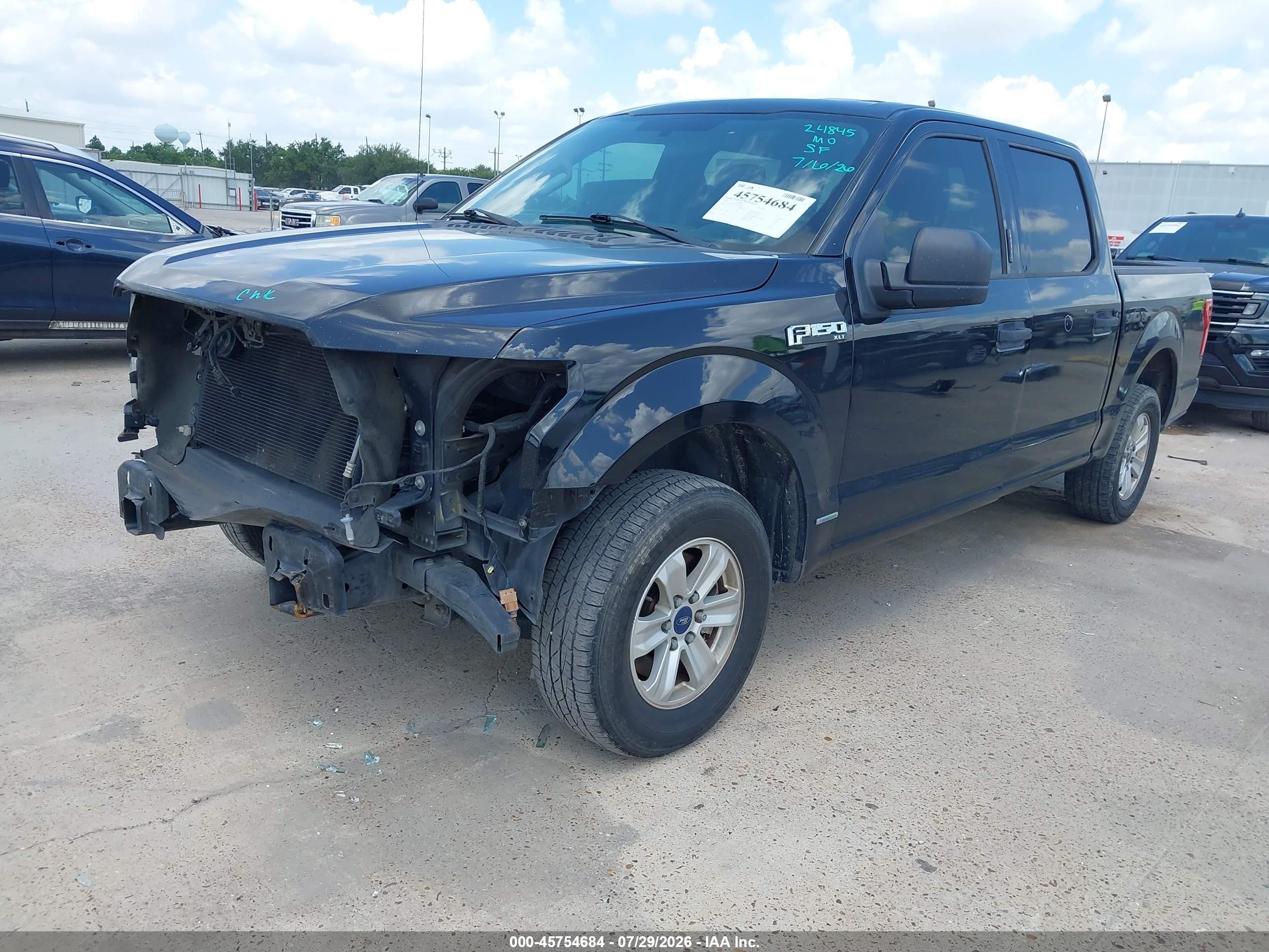 2015 Ford F-150 Xlt Black vin: 1FTEW1C8XFKF01292