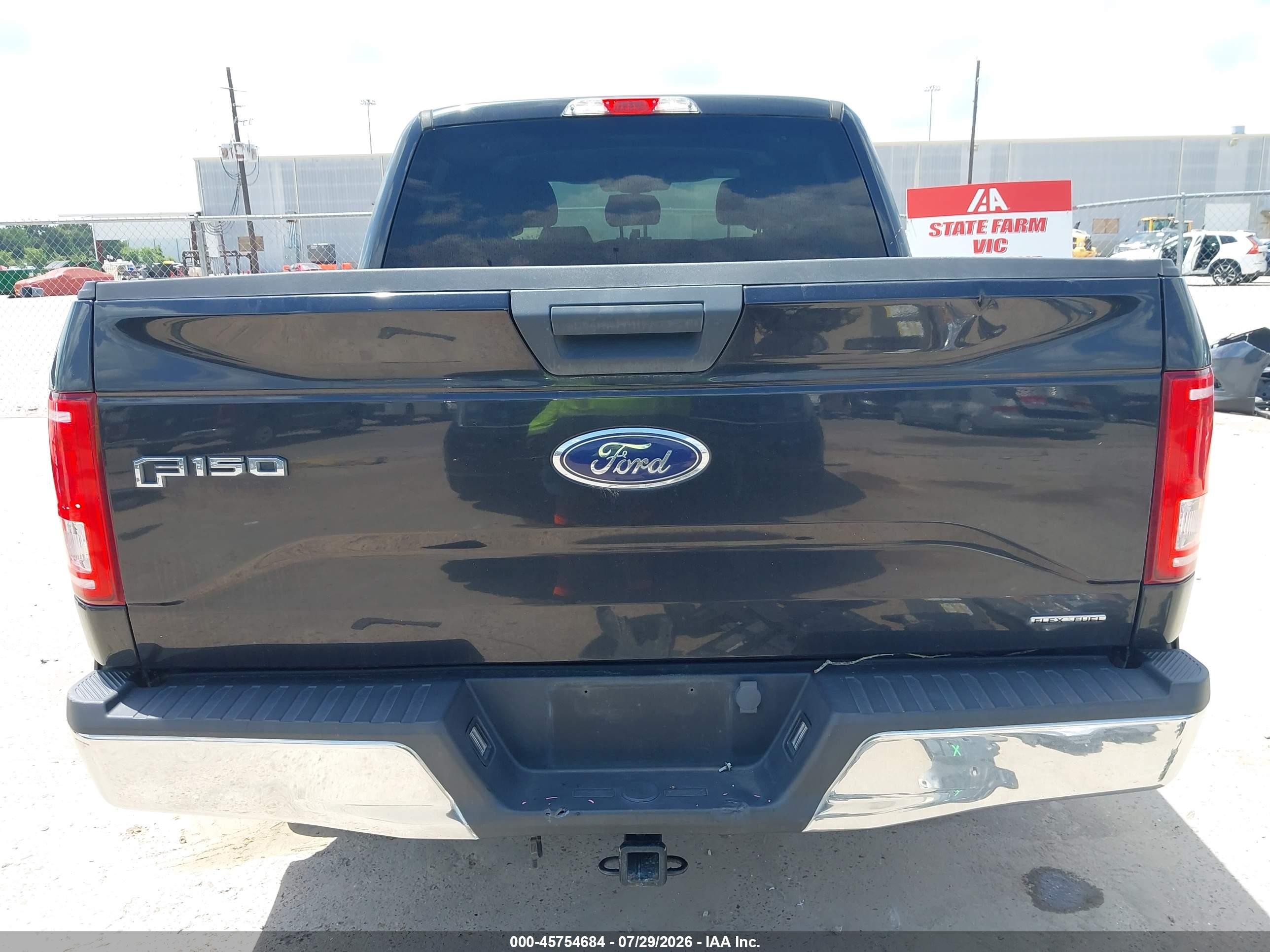 2015 Ford F-150 Xlt Black vin: 1FTEW1C8XFKF01292