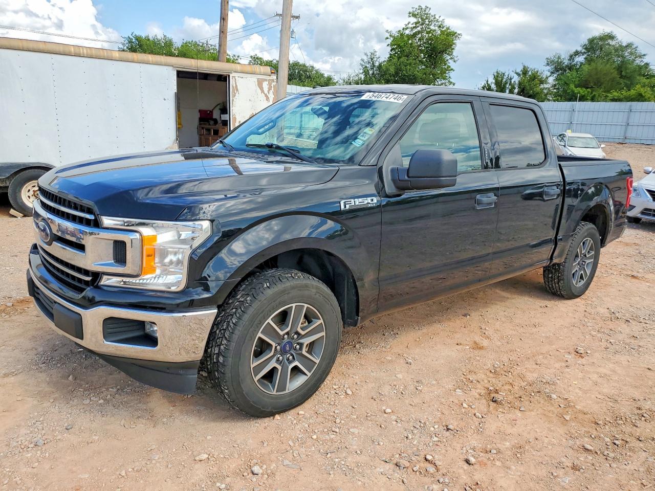 2018 Ford F150 Supercrew Черный vin: 1FTEW1CB4JFD16197