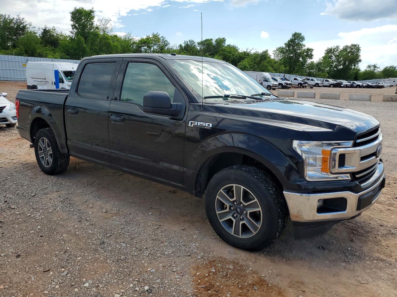 2018 Ford F150 Supercrew Черный vin: 1FTEW1CB4JFD16197