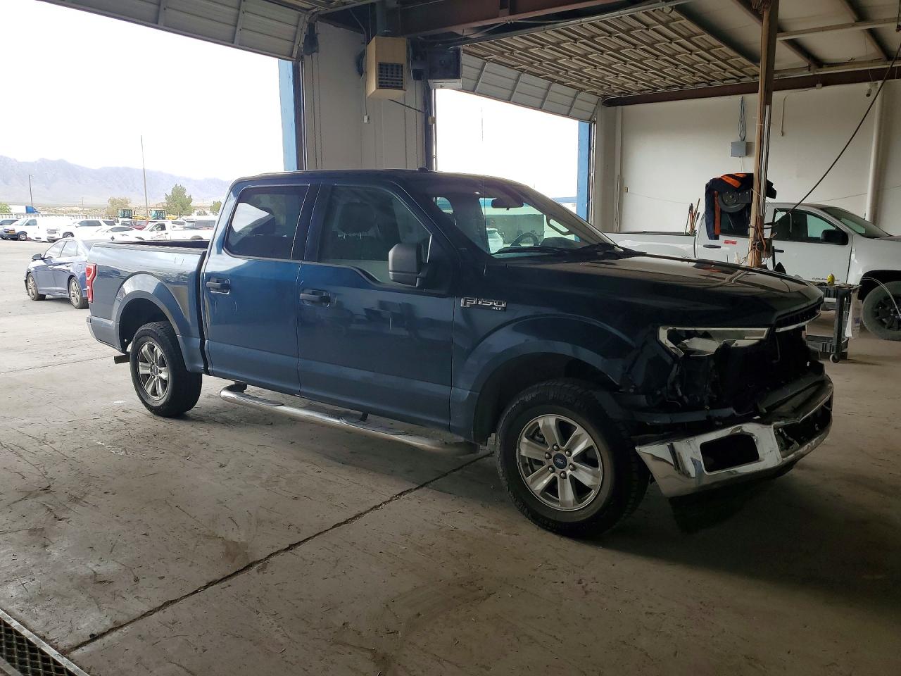 2018 Ford F150 Supercrew Blue vin: 1FTEW1CB5JKF92721