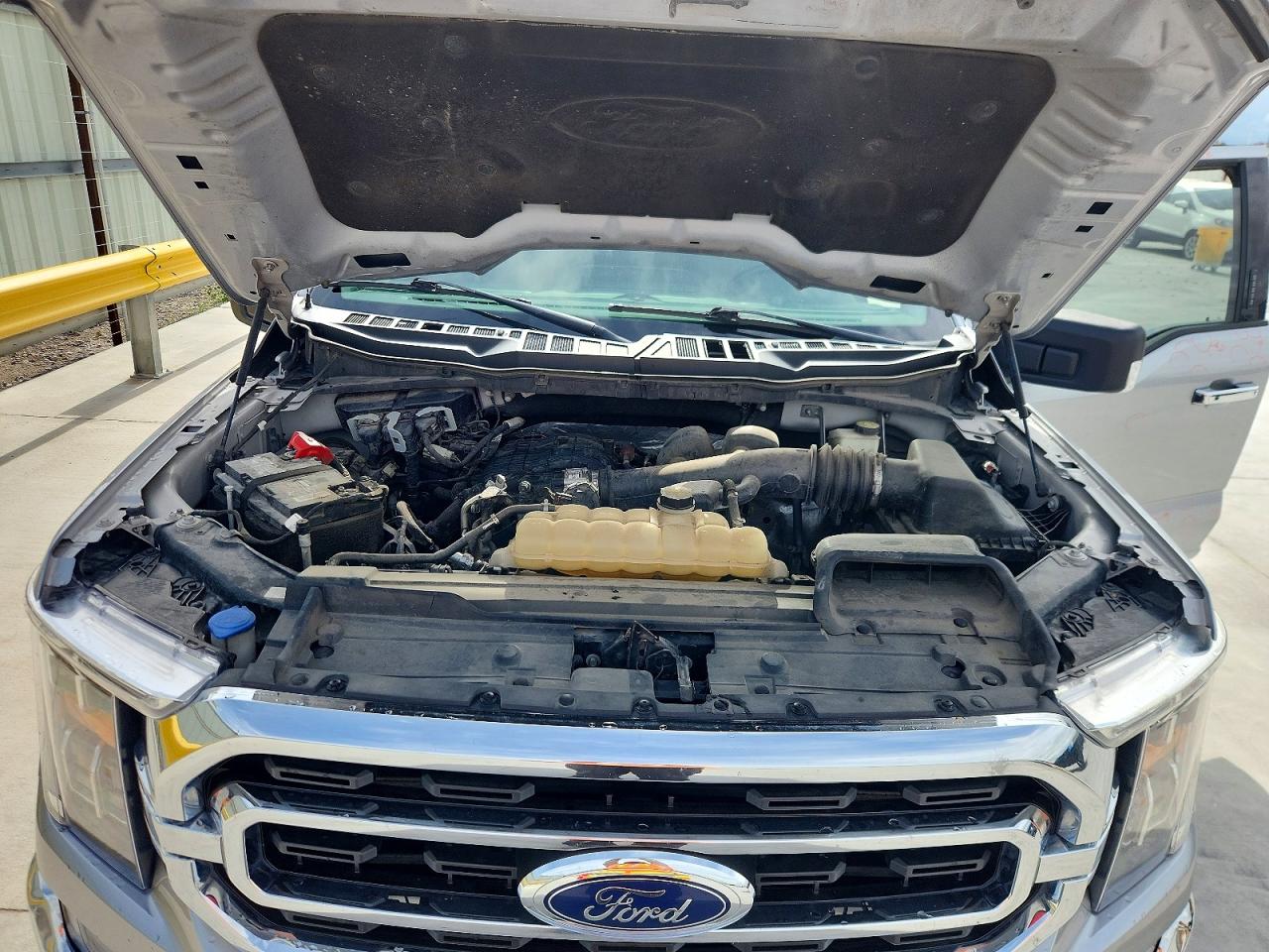 2021 Ford F150 Supercrew Silver vin: 1FTEW1CBXMKD61592