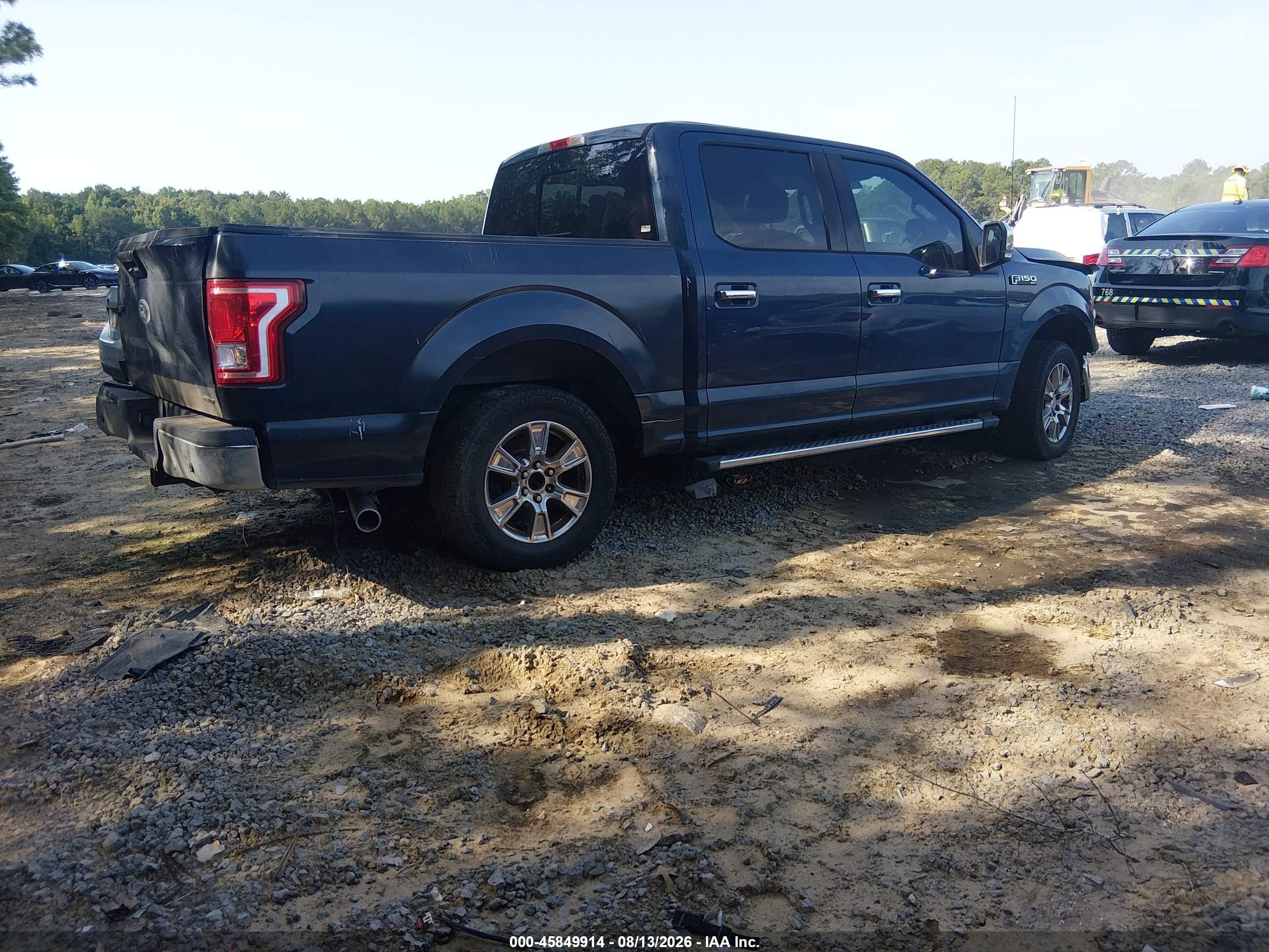 2015 Ford F-150 Xlt Blue vin: 1FTEW1CF0FFA66581