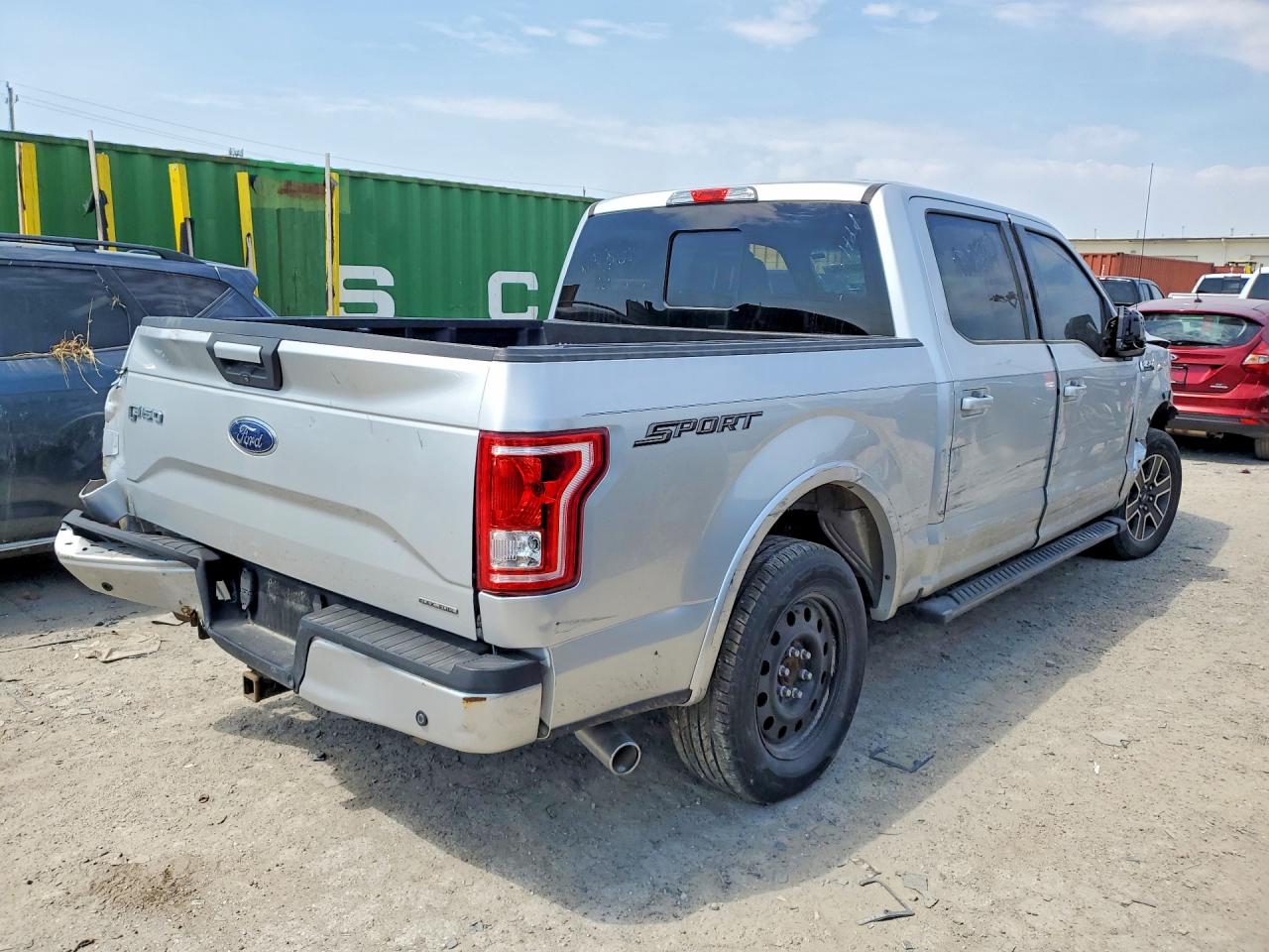 2015 Ford F150 Supercrew Silver vin: 1FTEW1CF0FKD02508