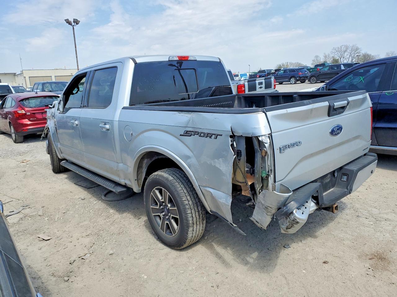 2015 Ford F150 Supercrew Silver vin: 1FTEW1CF0FKD02508