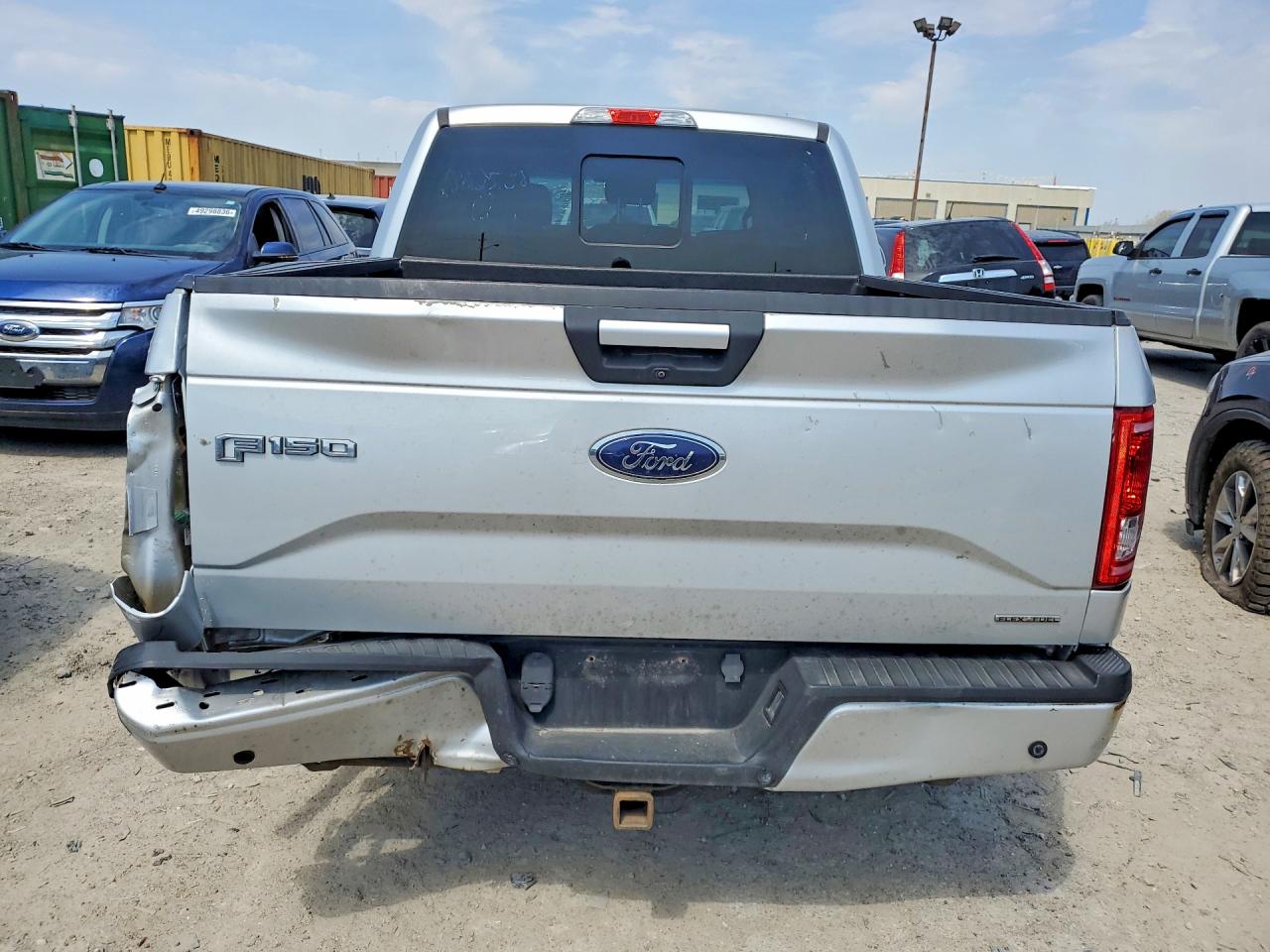 2015 Ford F150 Supercrew Silver vin: 1FTEW1CF0FKD02508