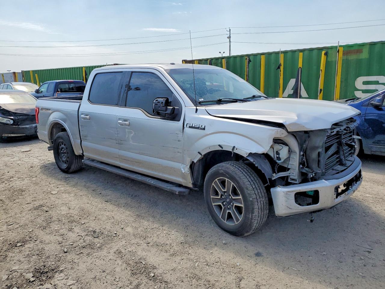 2015 Ford F150 Supercrew Silver vin: 1FTEW1CF0FKD02508