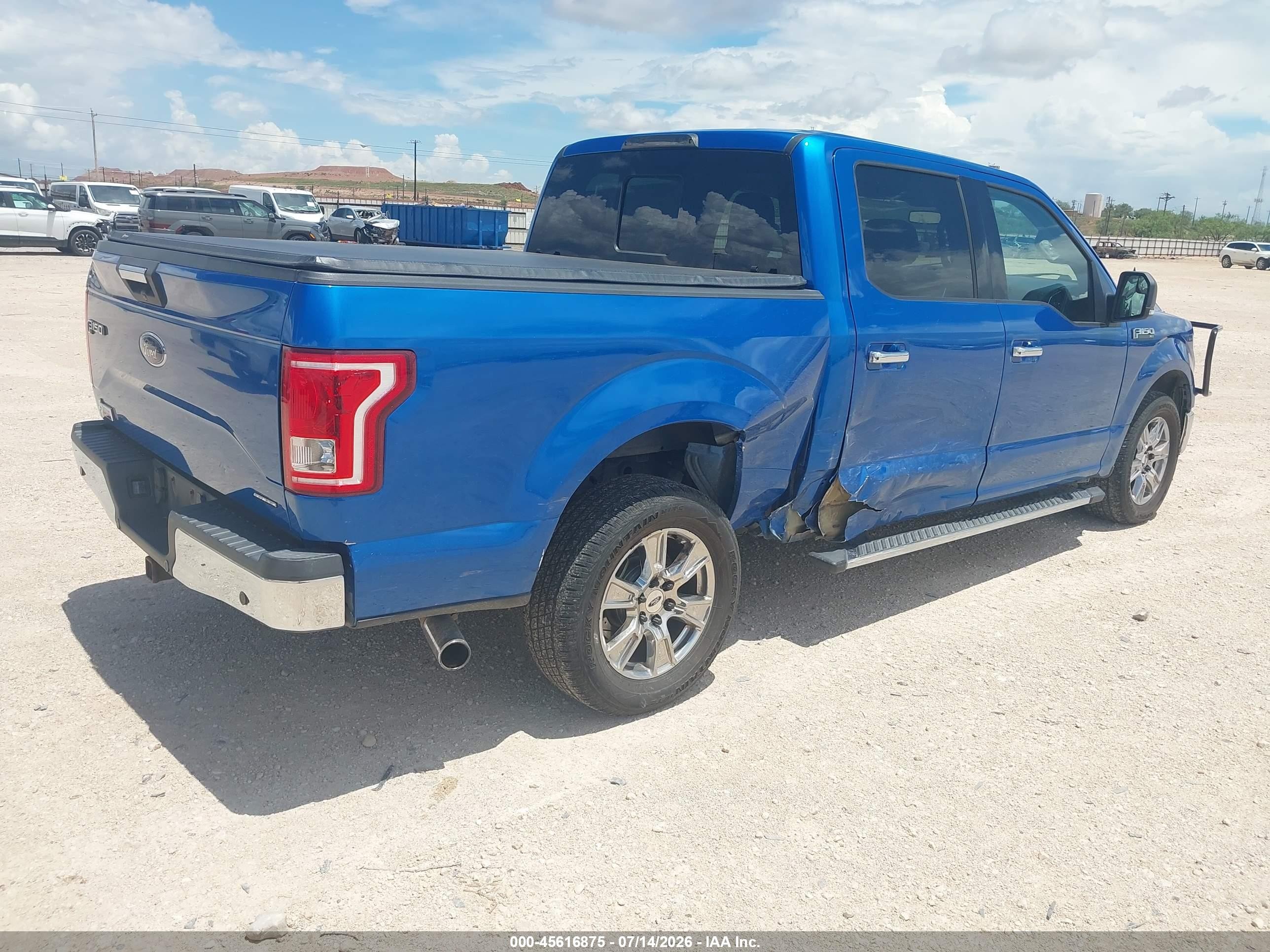 2015 Ford F-150 Xlt Blue vin: 1FTEW1CF0FKE37911
