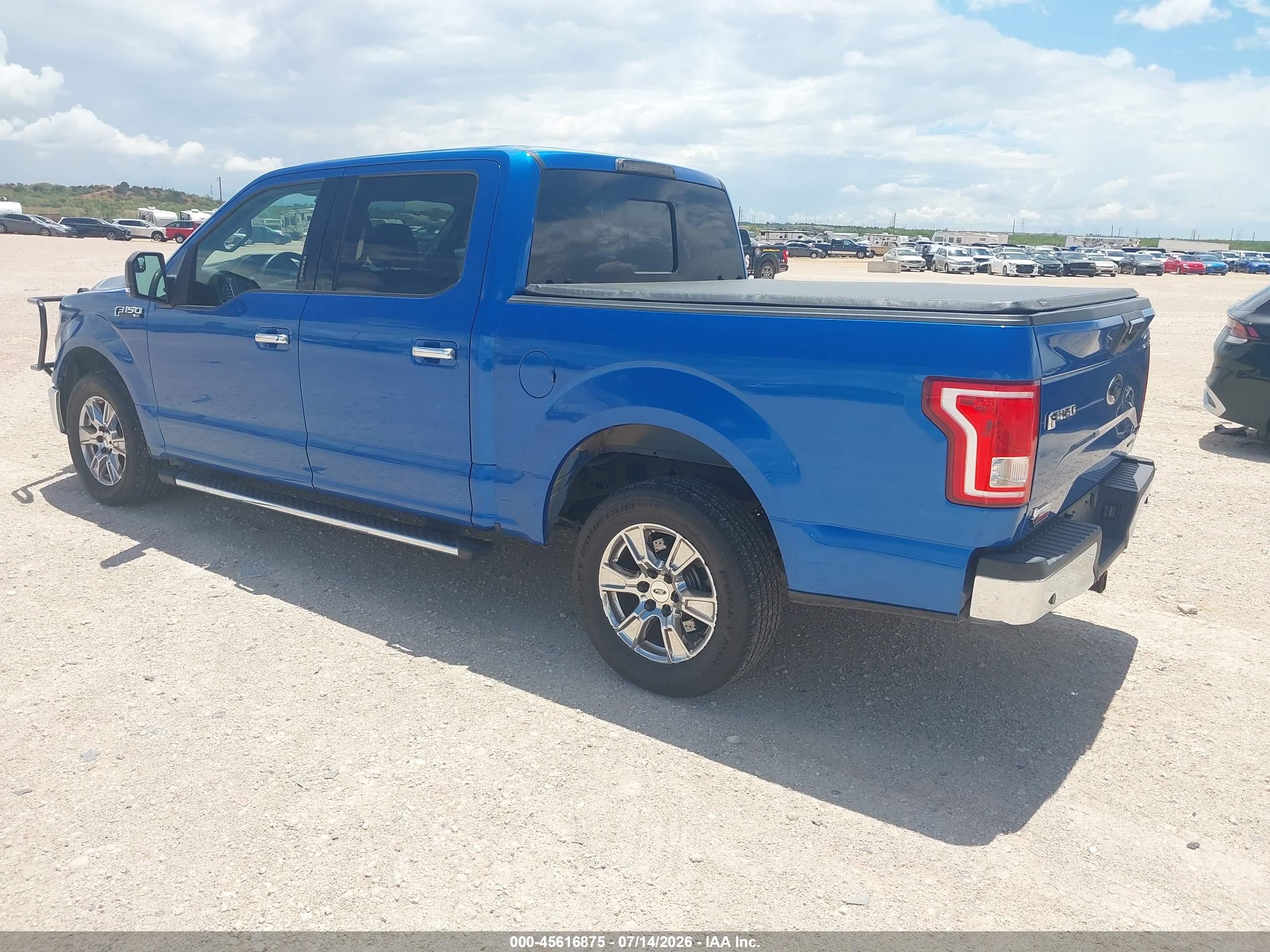 2015 Ford F-150 Xlt Blue vin: 1FTEW1CF0FKE37911