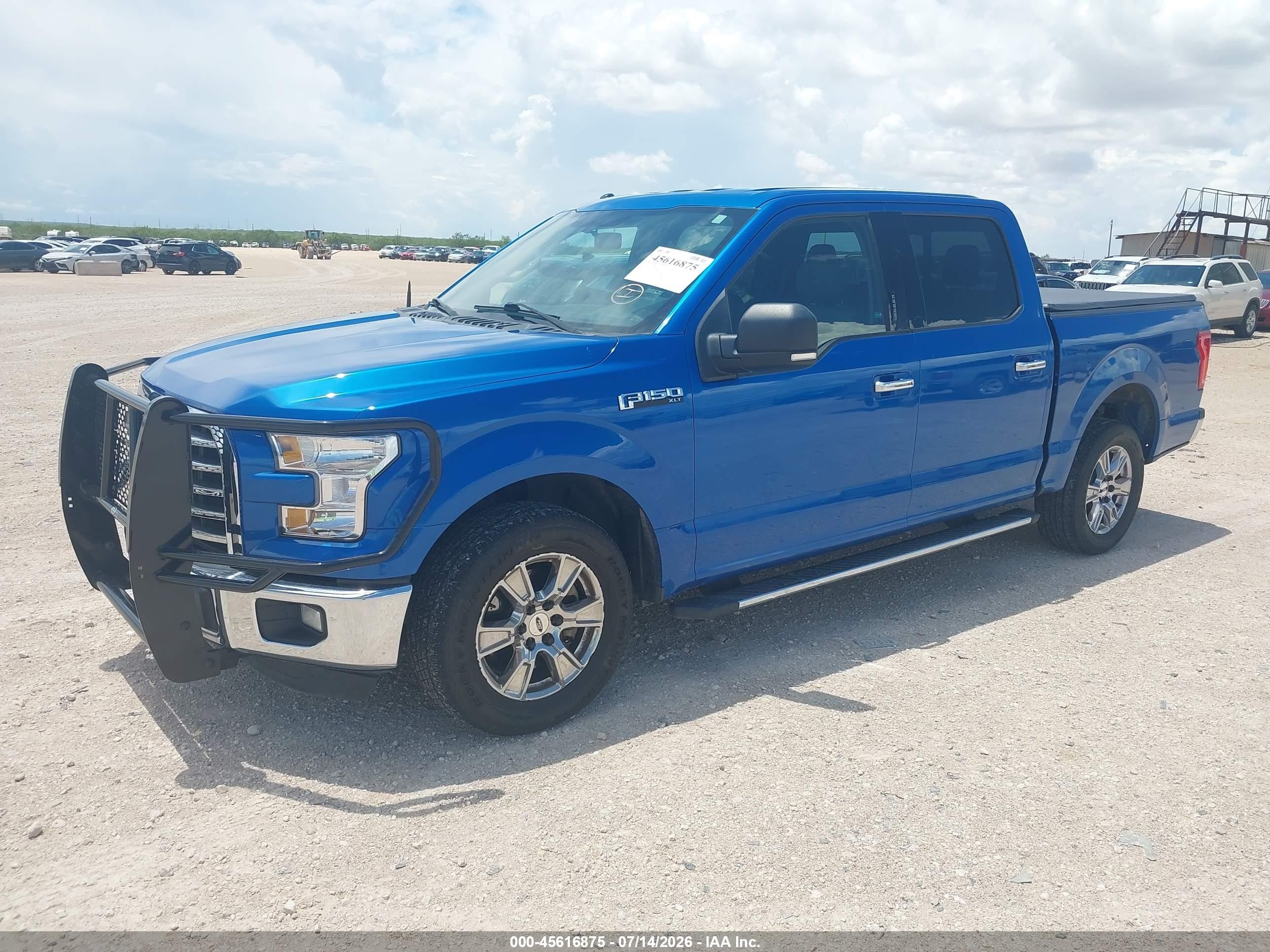 2015 Ford F-150 Xlt Blue vin: 1FTEW1CF0FKE37911