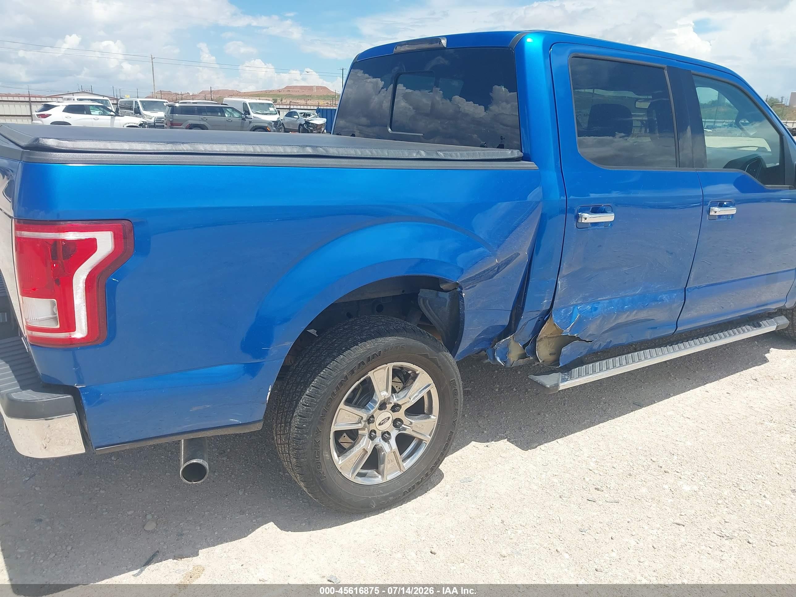 2015 Ford F-150 Xlt Blue vin: 1FTEW1CF0FKE37911