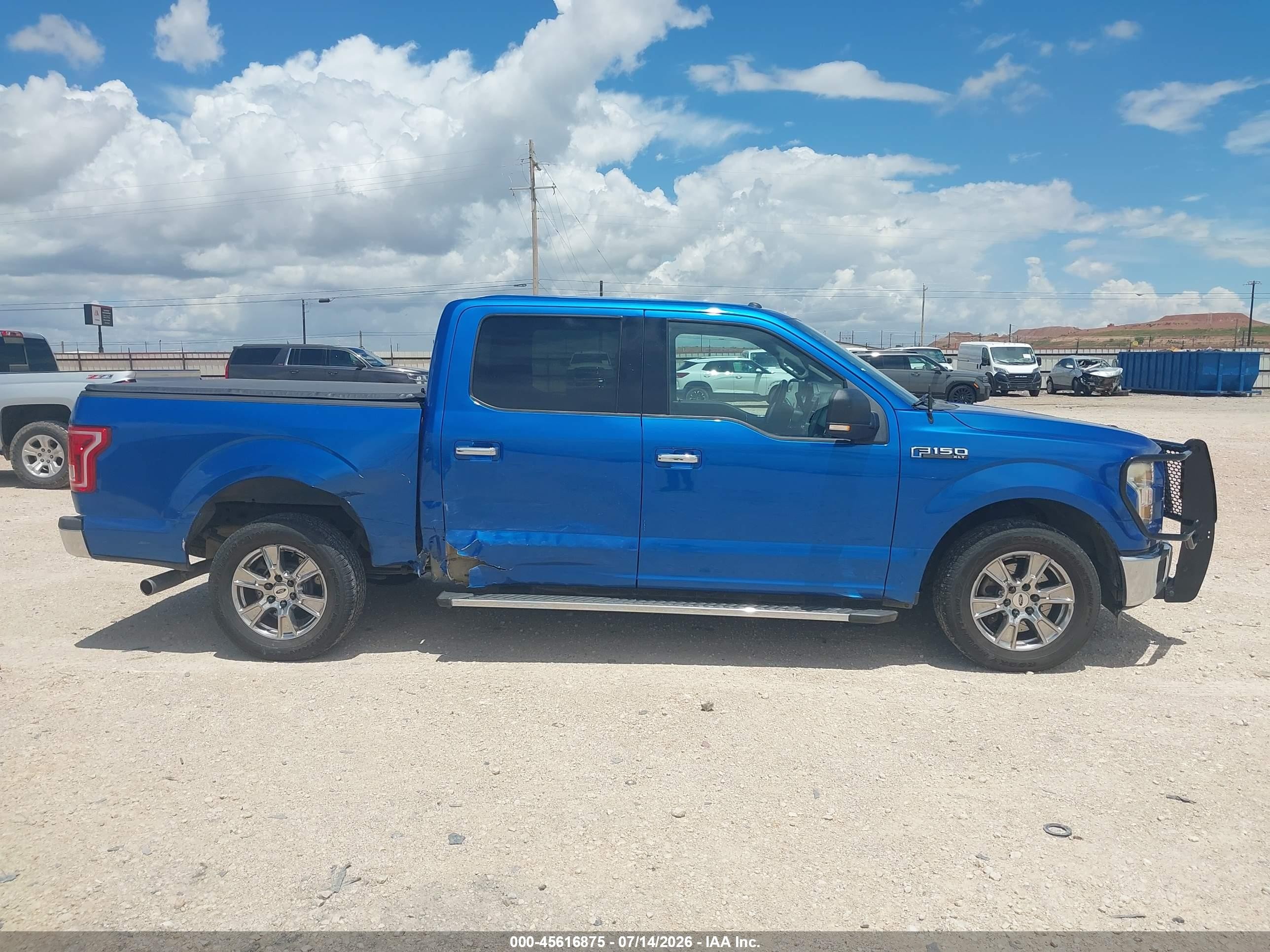 2015 Ford F-150 Xlt Blue vin: 1FTEW1CF0FKE37911