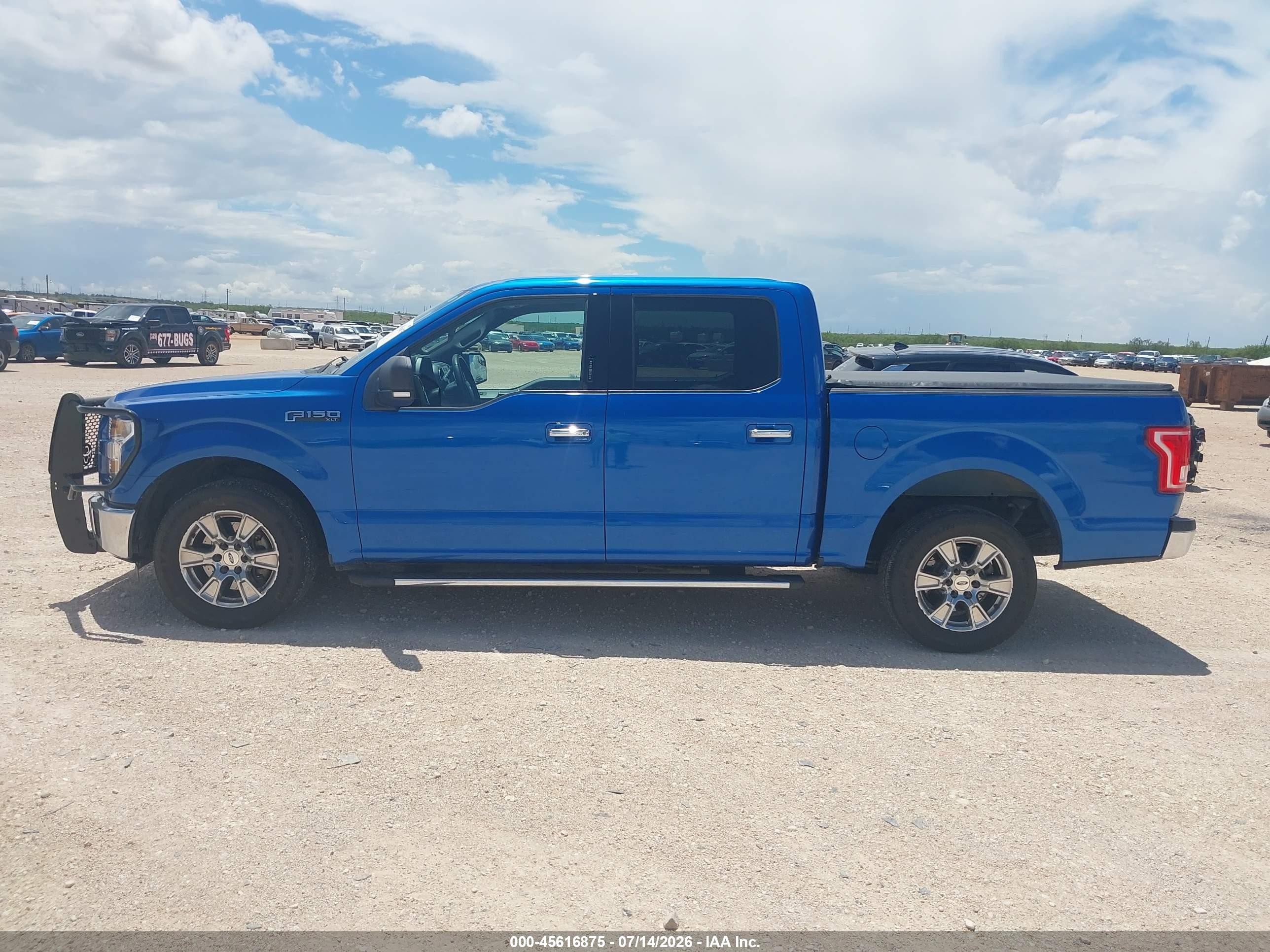 2015 Ford F-150 Xlt Blue vin: 1FTEW1CF0FKE37911