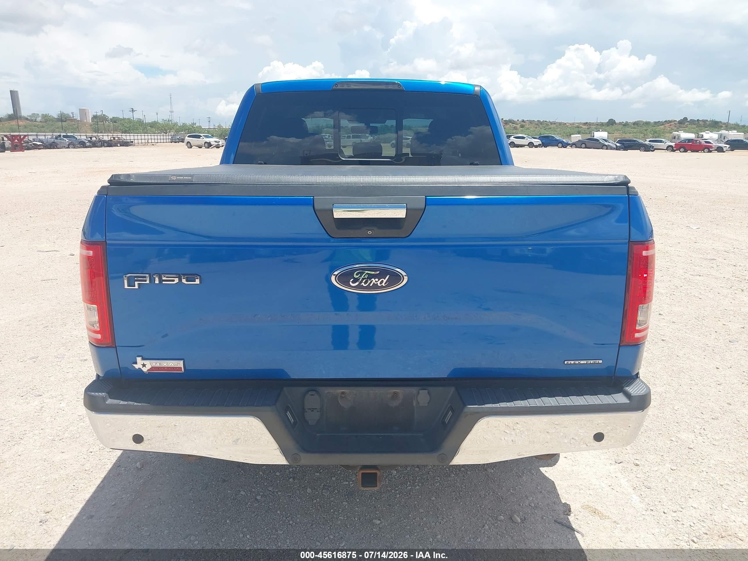 2015 Ford F-150 Xlt Blue vin: 1FTEW1CF0FKE37911