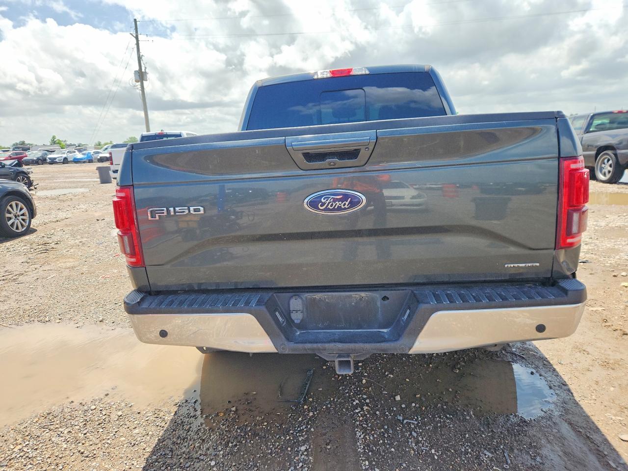 2015 Ford F150 Supercrew Gray vin: 1FTEW1CF0FKF01297