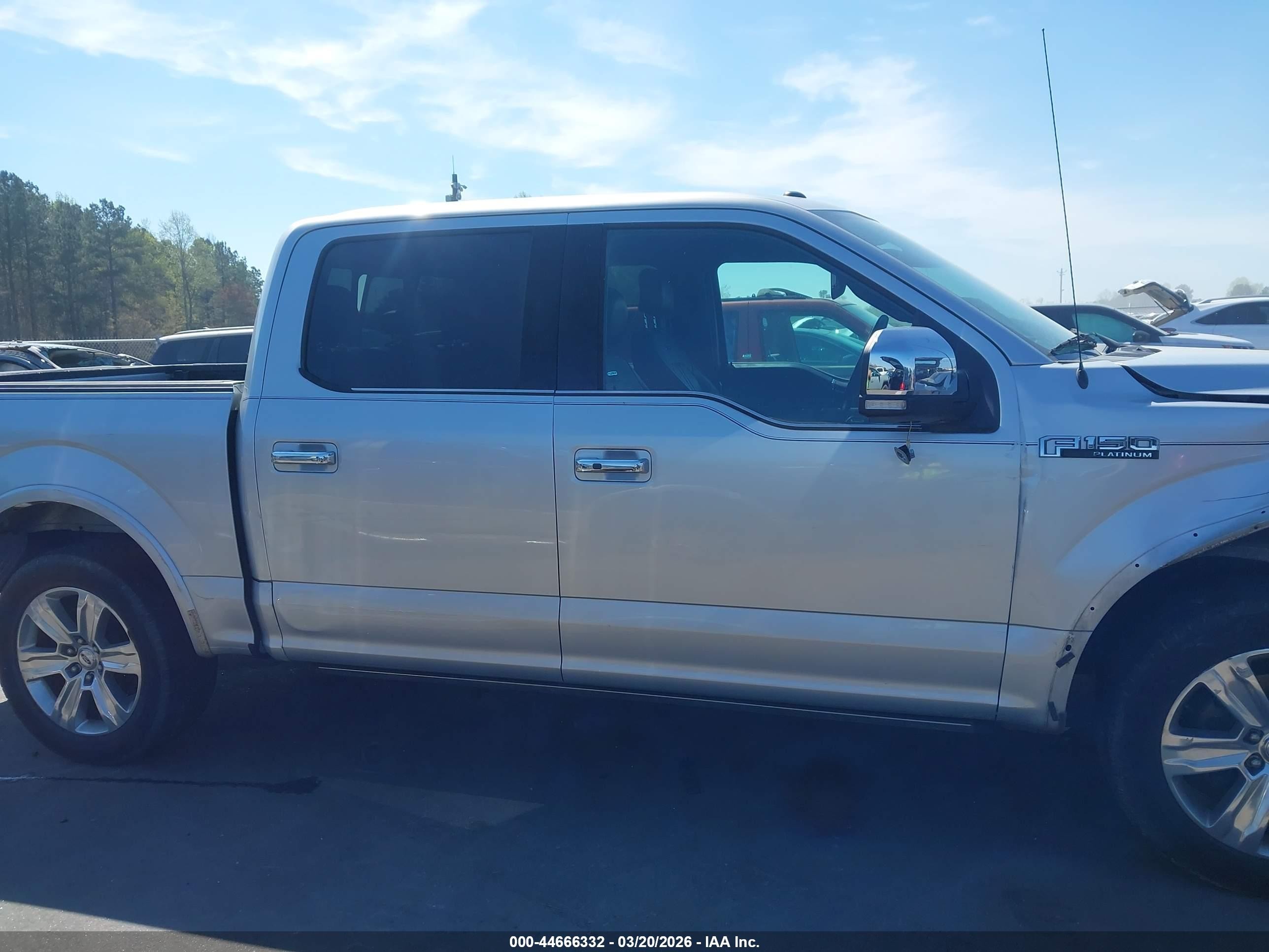 2015 Ford F-150 Platinum Silver vin: 1FTEW1CF1FFB11544