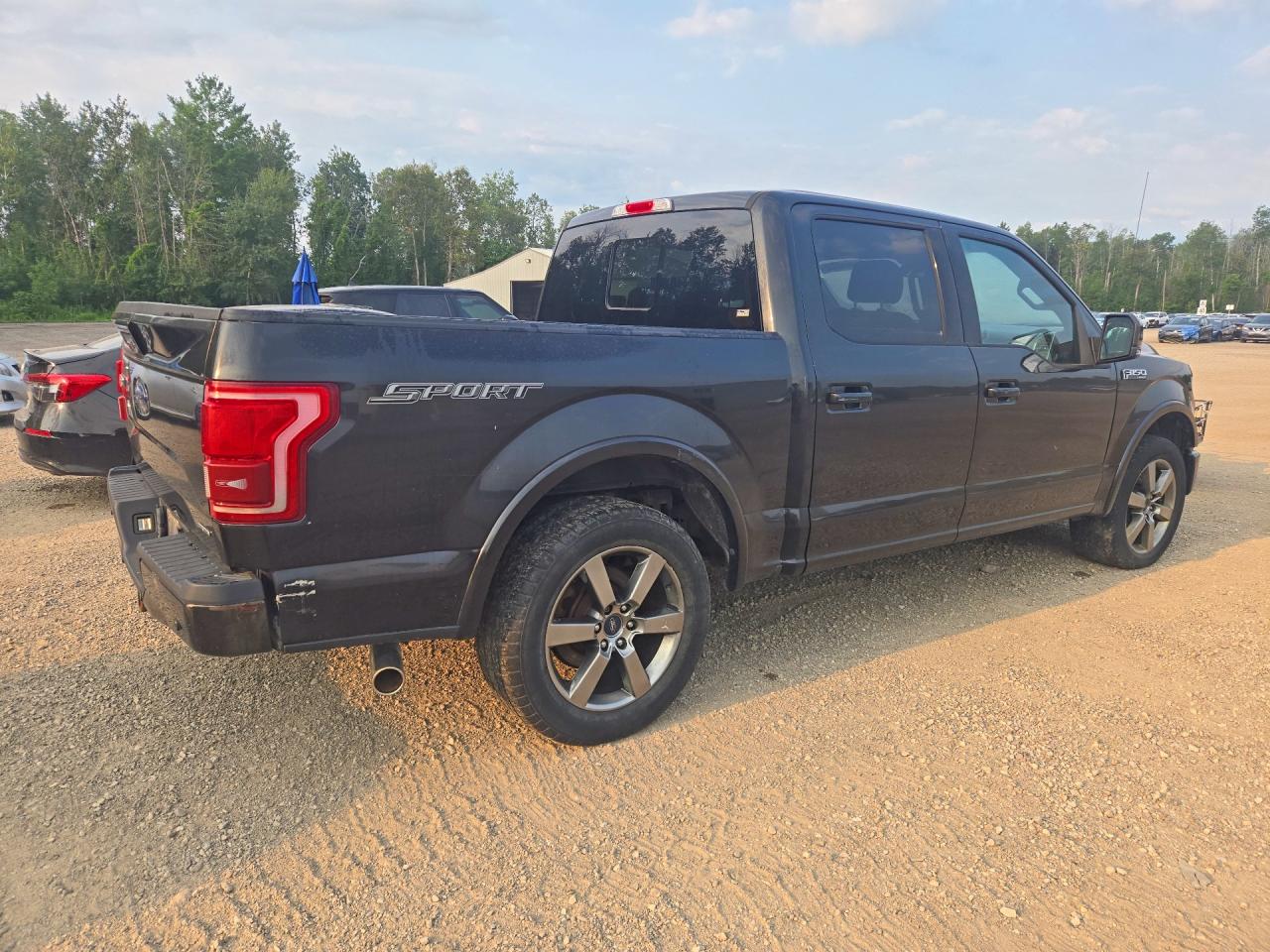 2015 Ford F150 Supercrew Black vin: 1FTEW1CF2FFA76870