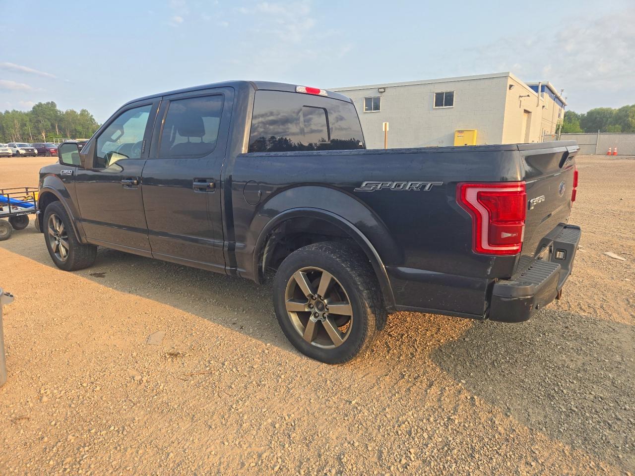2015 Ford F150 Supercrew Black vin: 1FTEW1CF2FFA76870