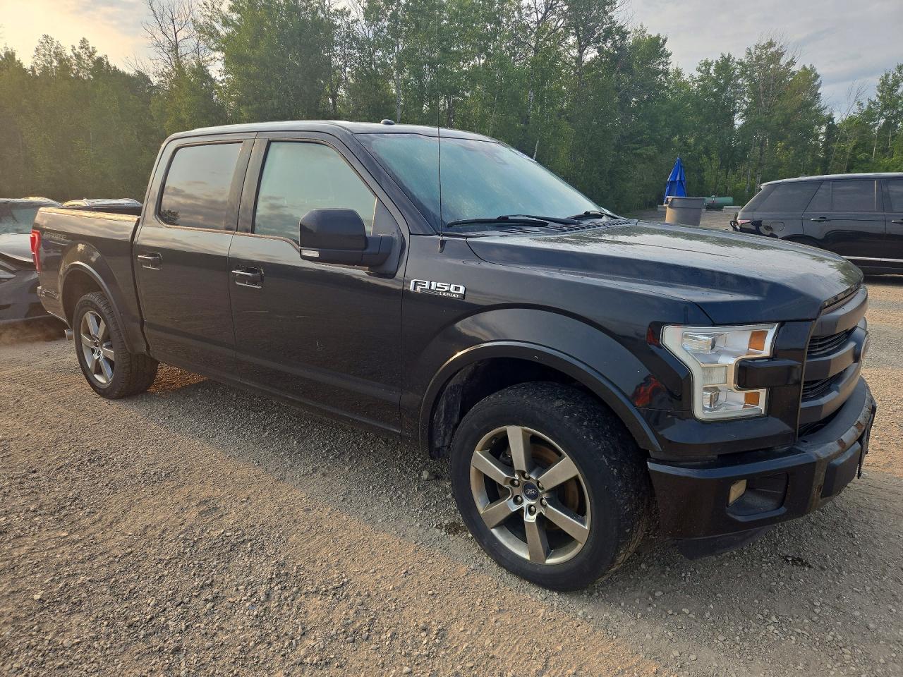 2015 Ford F150 Supercrew Black vin: 1FTEW1CF2FFA76870