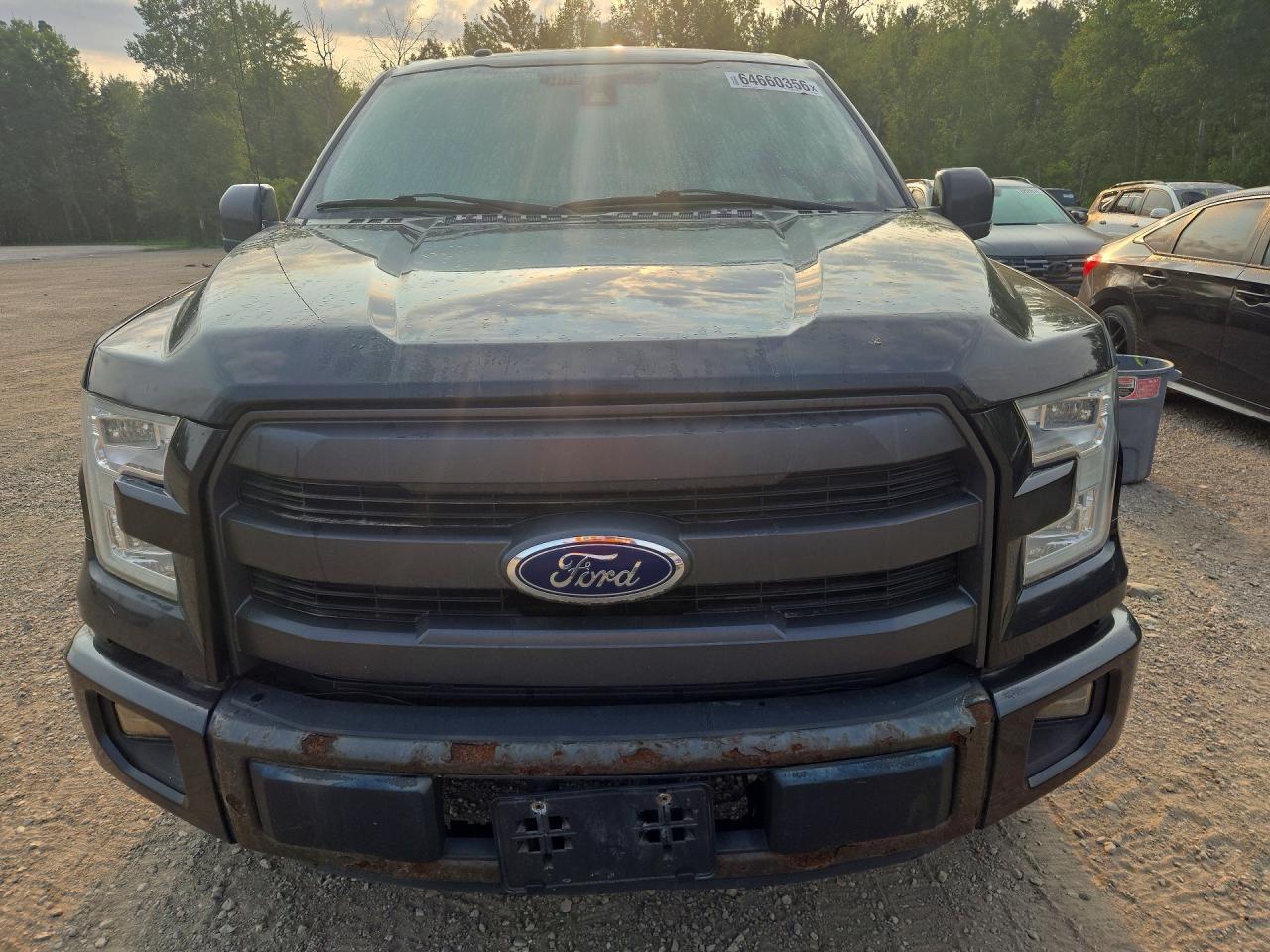 2015 Ford F150 Supercrew Black vin: 1FTEW1CF2FFA76870