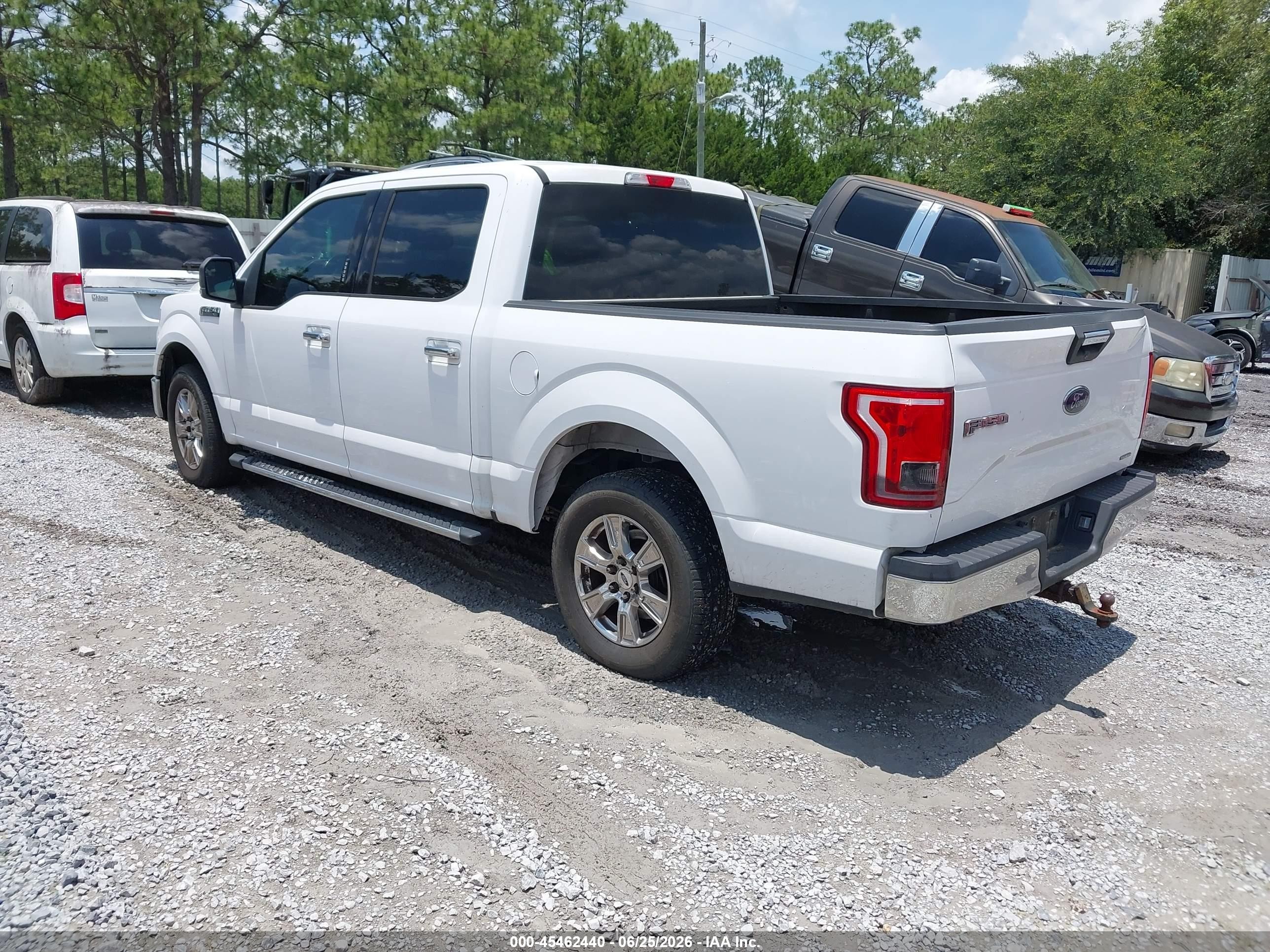 2015 Ford F-150 King Ranch/lariat/platinum/xl/xlt White vin: 1FTEW1CF2FKD54688