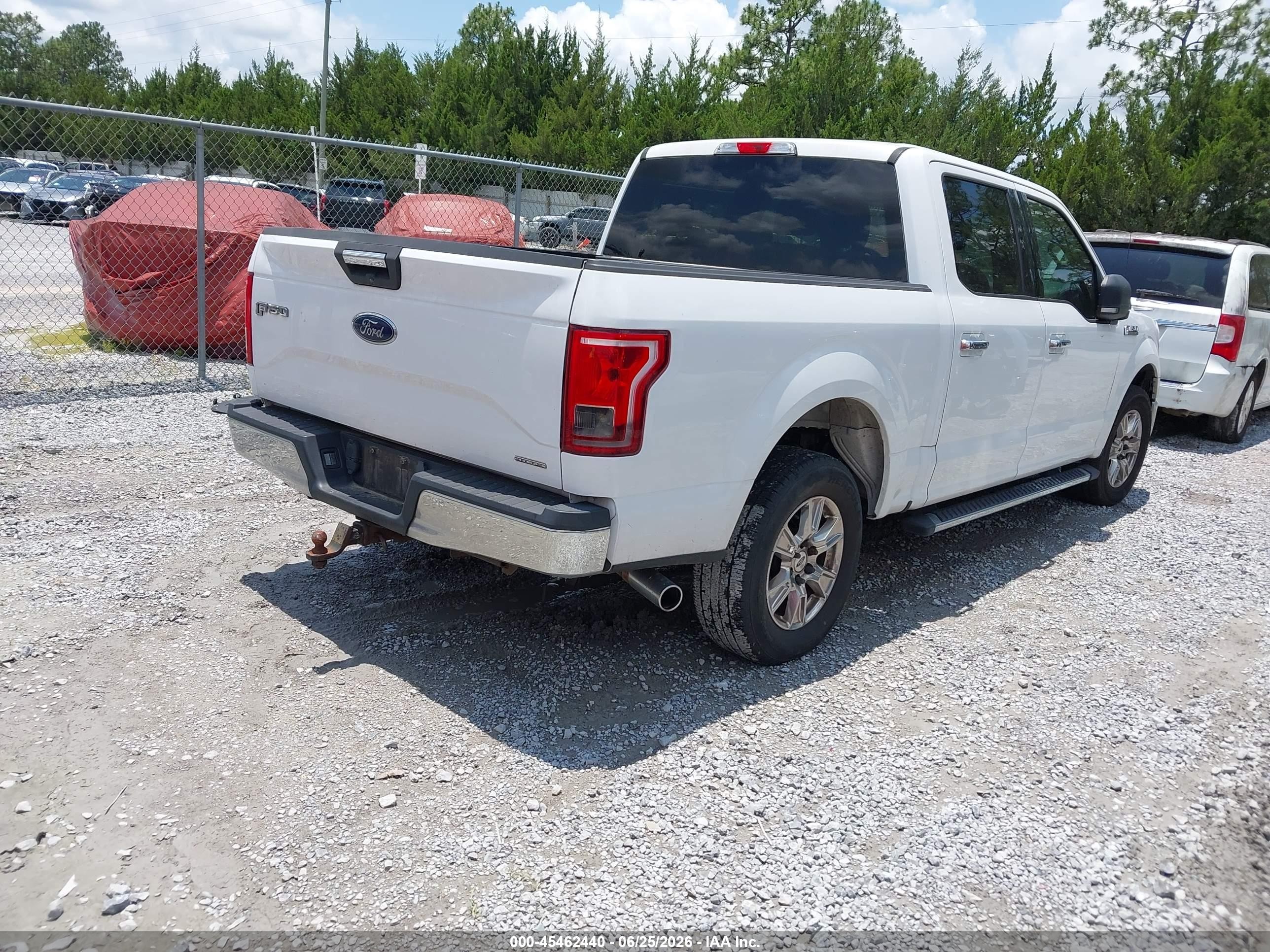 2015 Ford F-150 King Ranch/lariat/platinum/xl/xlt White vin: 1FTEW1CF2FKD54688