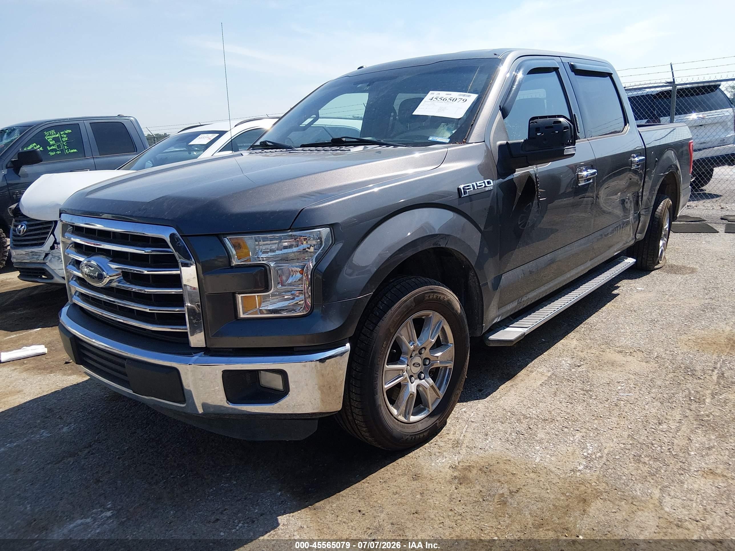 2015 Ford F-150 King Ranch/lariat/platinum/xl/xlt Серый vin: 1FTEW1CF2FKE80498