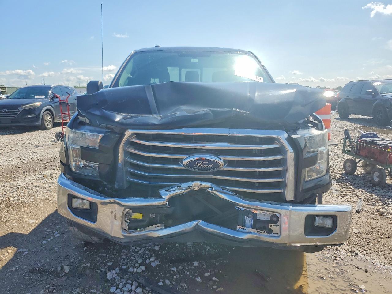 2015 Ford F150 Gray vin: 1FTEW1CF3FKE83121
