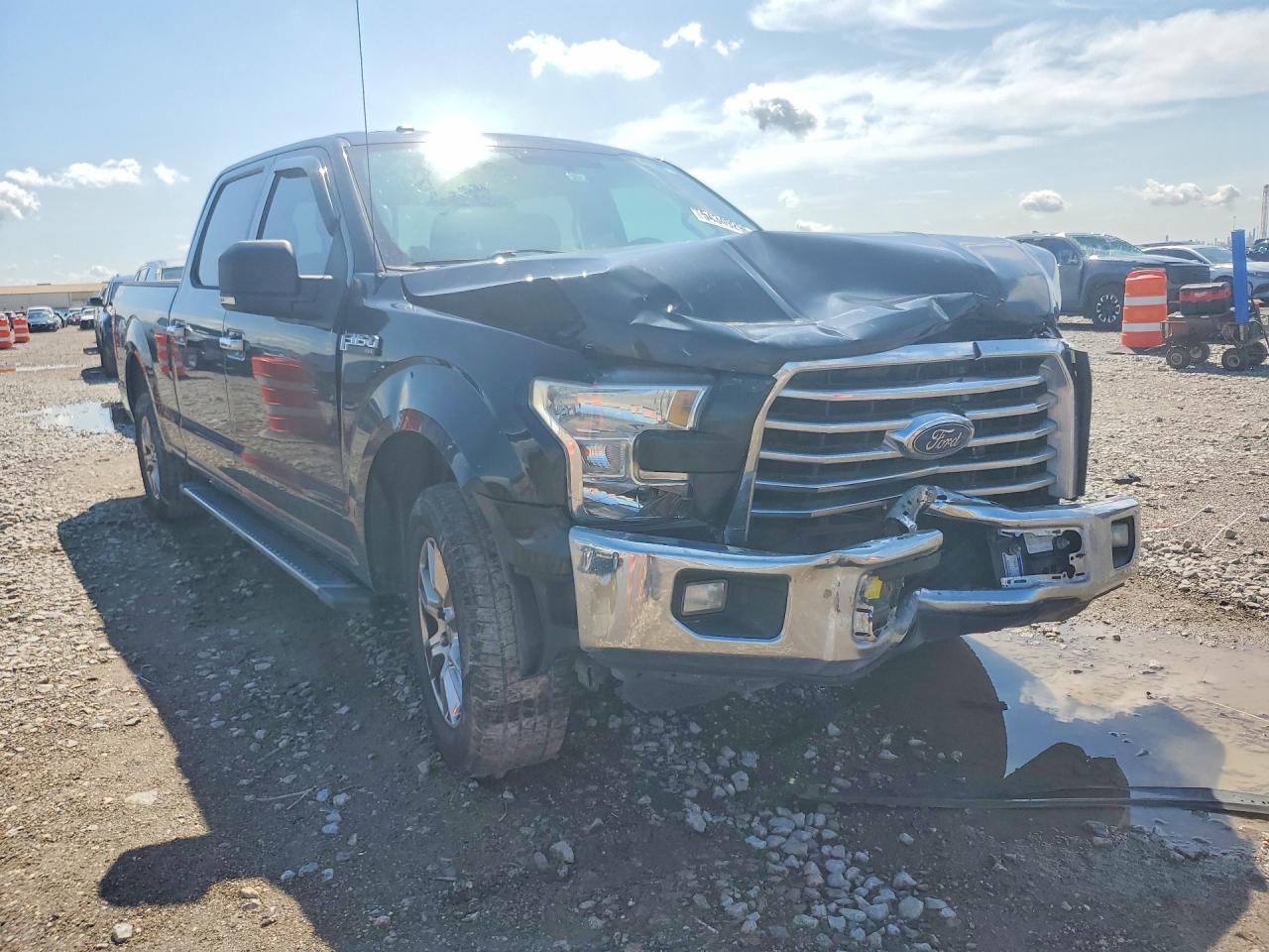 2015 Ford F150 Gray vin: 1FTEW1CF3FKE83121