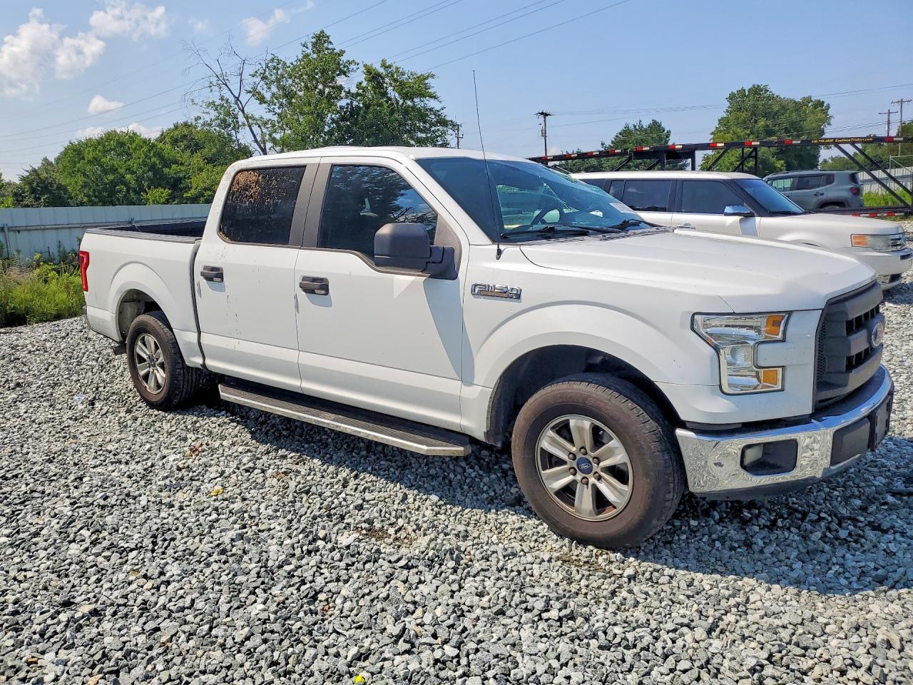 2015 Ford F150 Supercrew White vin: 1FTEW1CF4FFC02727