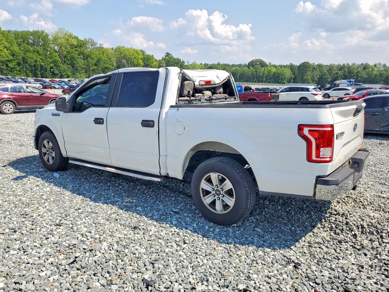 2015 Ford F150 Supercrew White vin: 1FTEW1CF4FFC02727