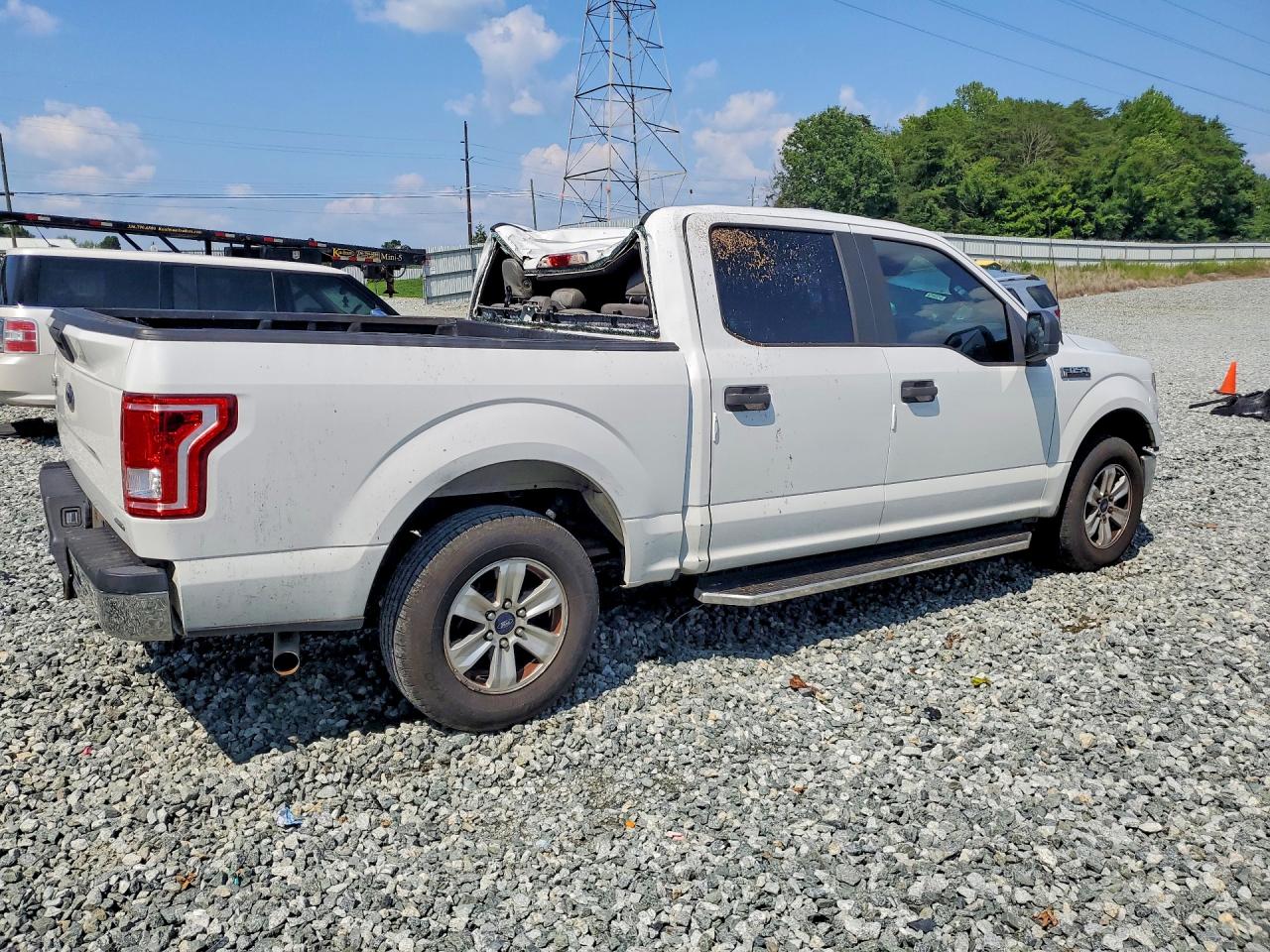 2015 Ford F150 Supercrew White vin: 1FTEW1CF4FFC02727