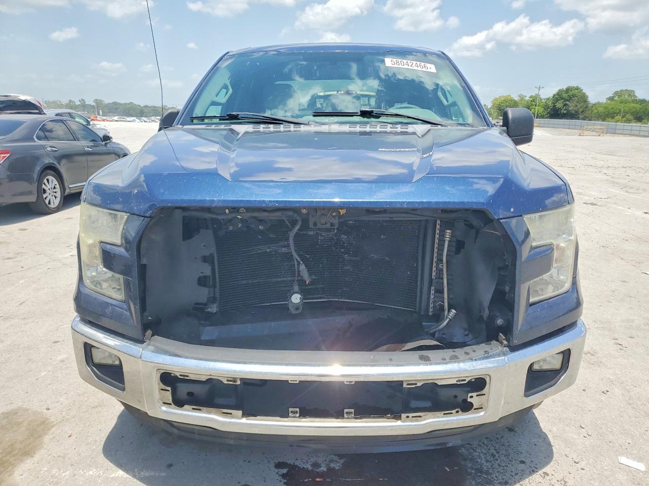 2015 Ford F150 Supercrew Blue vin: 1FTEW1CF4FKD07534