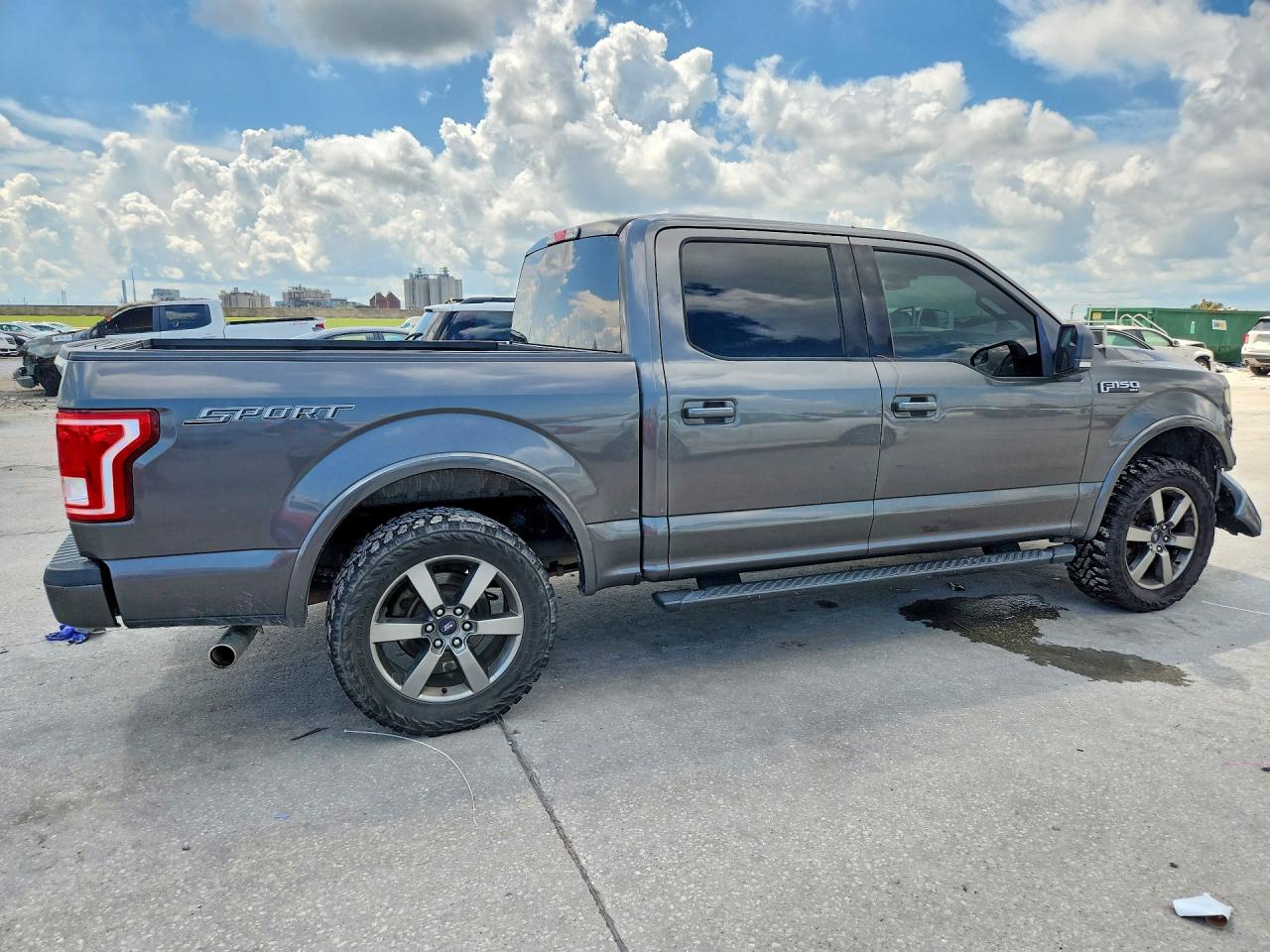 2015 Ford F150 Supercrew Угольный vin: 1FTEW1CF4FKD24012