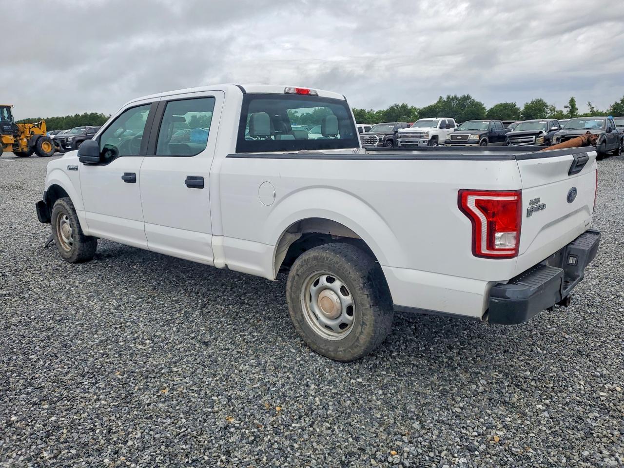 2015 Ford F150 Supercrew White vin: 1FTEW1CF4FKD30098