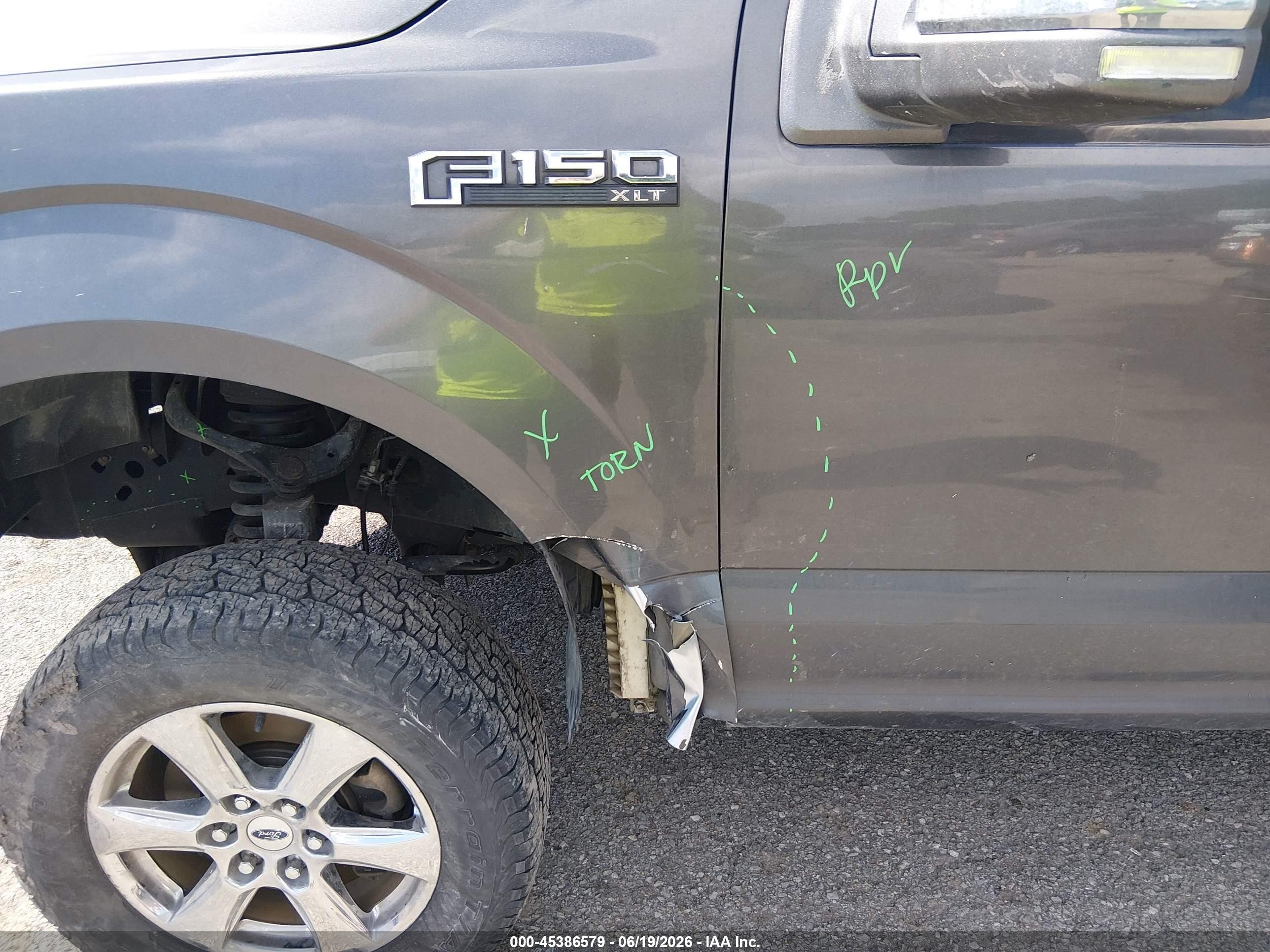 2015 Ford F-150 Xlt Серый vin: 1FTEW1CF4FKD32644