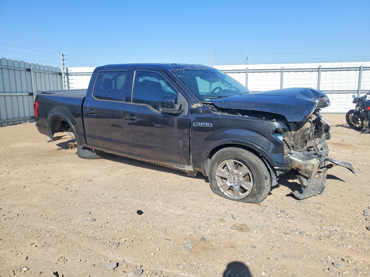 2015 Ford F150 Supercrew Black vin: 1FTEW1CF4FKE08637