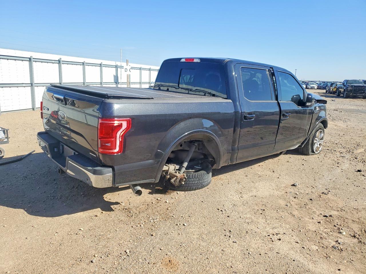 2015 Ford F150 Supercrew Black vin: 1FTEW1CF4FKE08637