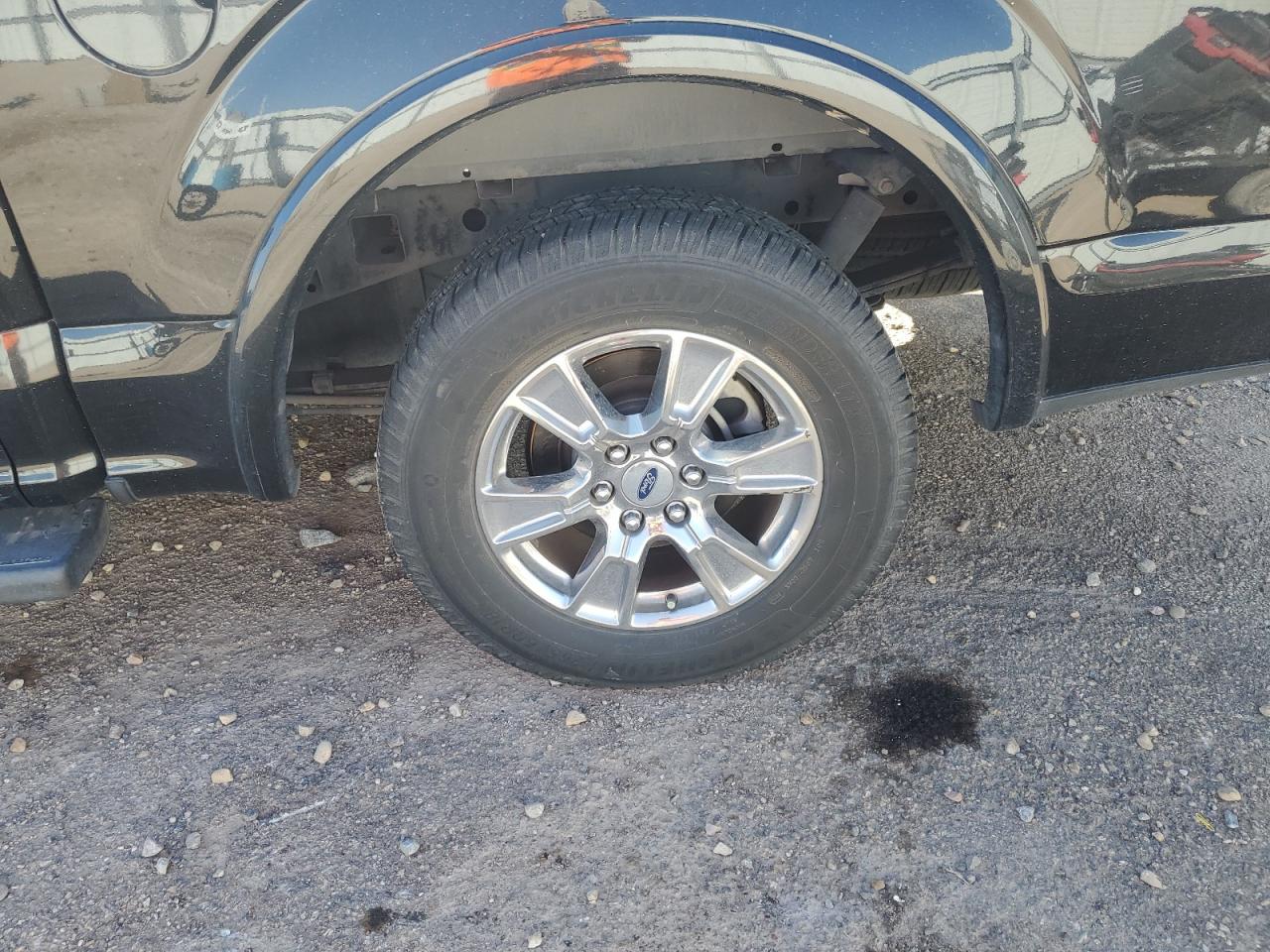 2015 Ford F150 Supercrew Black vin: 1FTEW1CF4FKE08637 Damage: Left Rear Wheel, Curb Rash, > 12 Inches