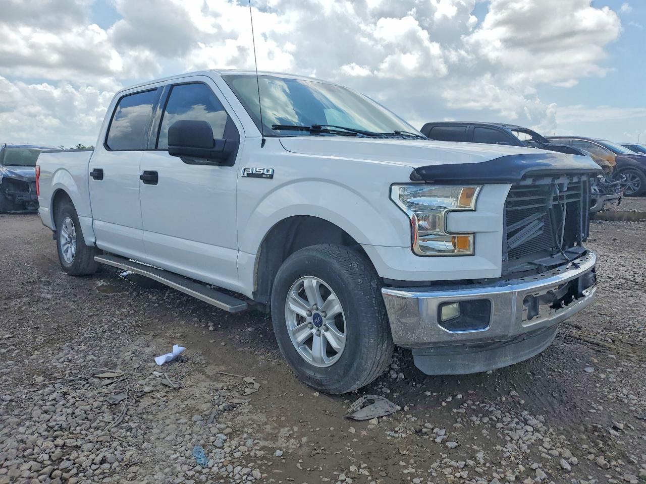 2015 Ford F 150 White vin: 1FTEW1CF5FFA30417