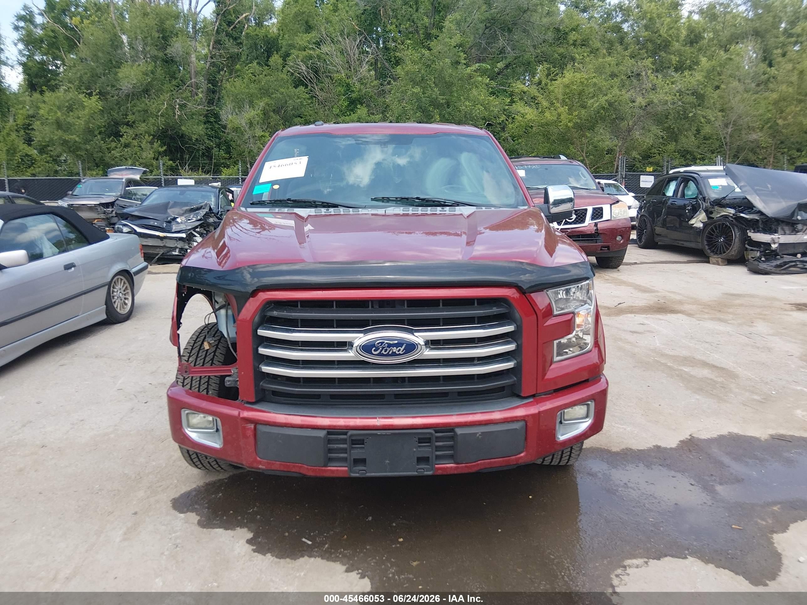 2015 Ford F-150 Xlt Red vin: 1FTEW1CF5FFB08744