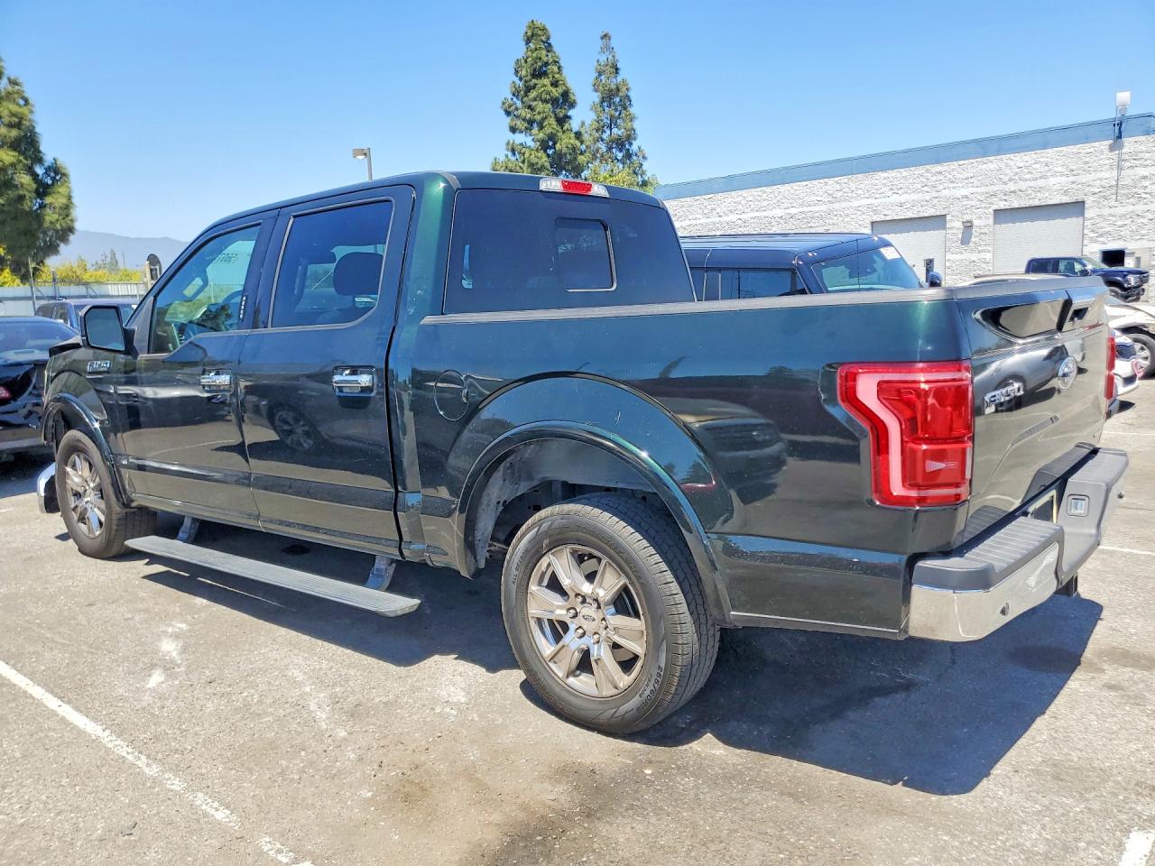 2015 Ford F150 Supercrew Зеленый vin: 1FTEW1CF5FFC22517