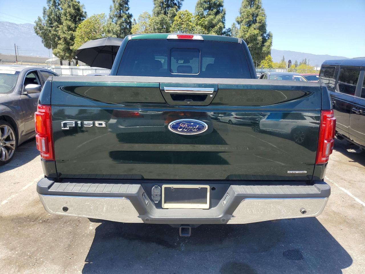 2015 Ford F150 Supercrew Зеленый vin: 1FTEW1CF5FFC22517