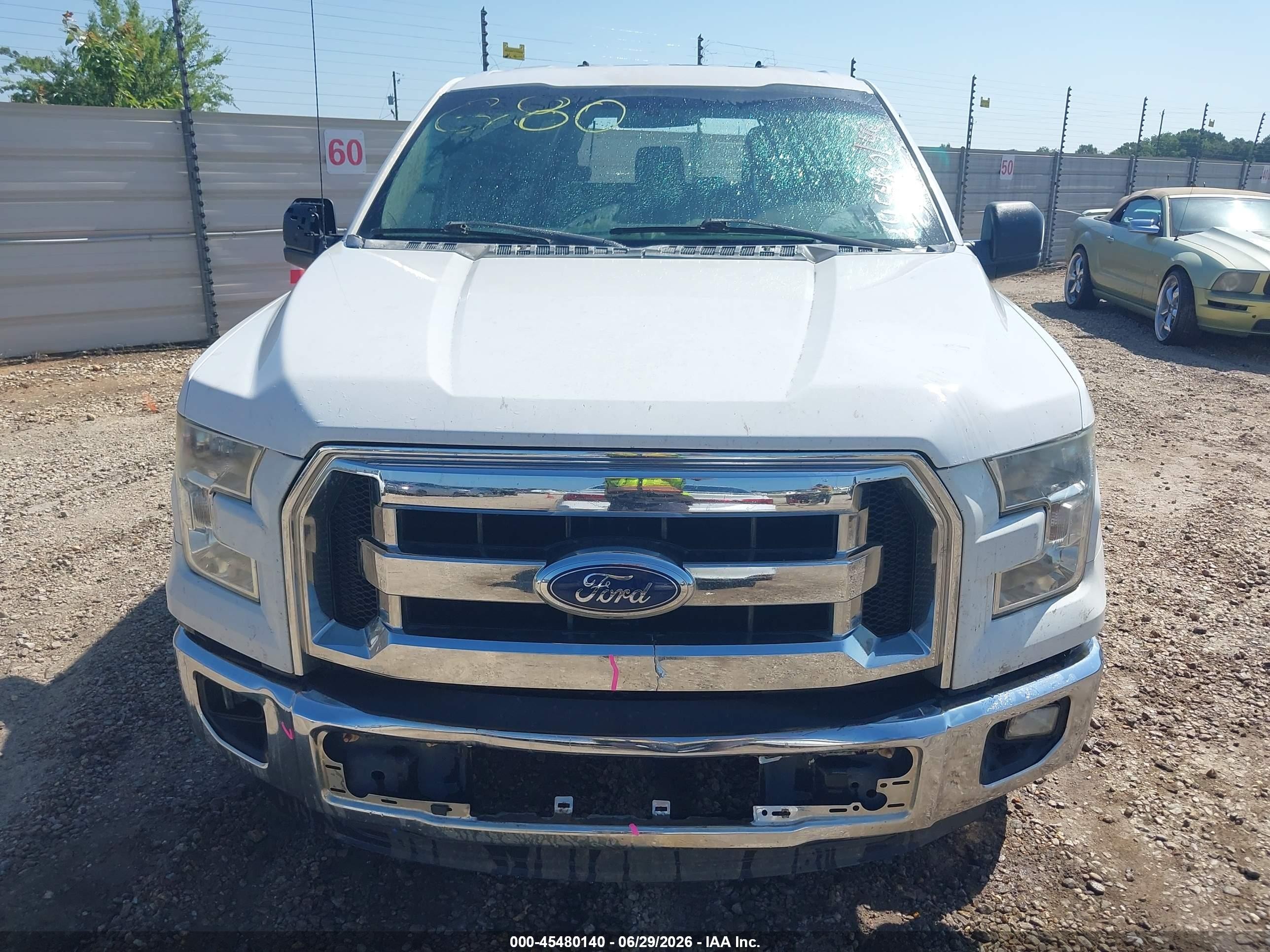 2015 Ford F-150 Xlt White vin: 1FTEW1CF5FKE54963