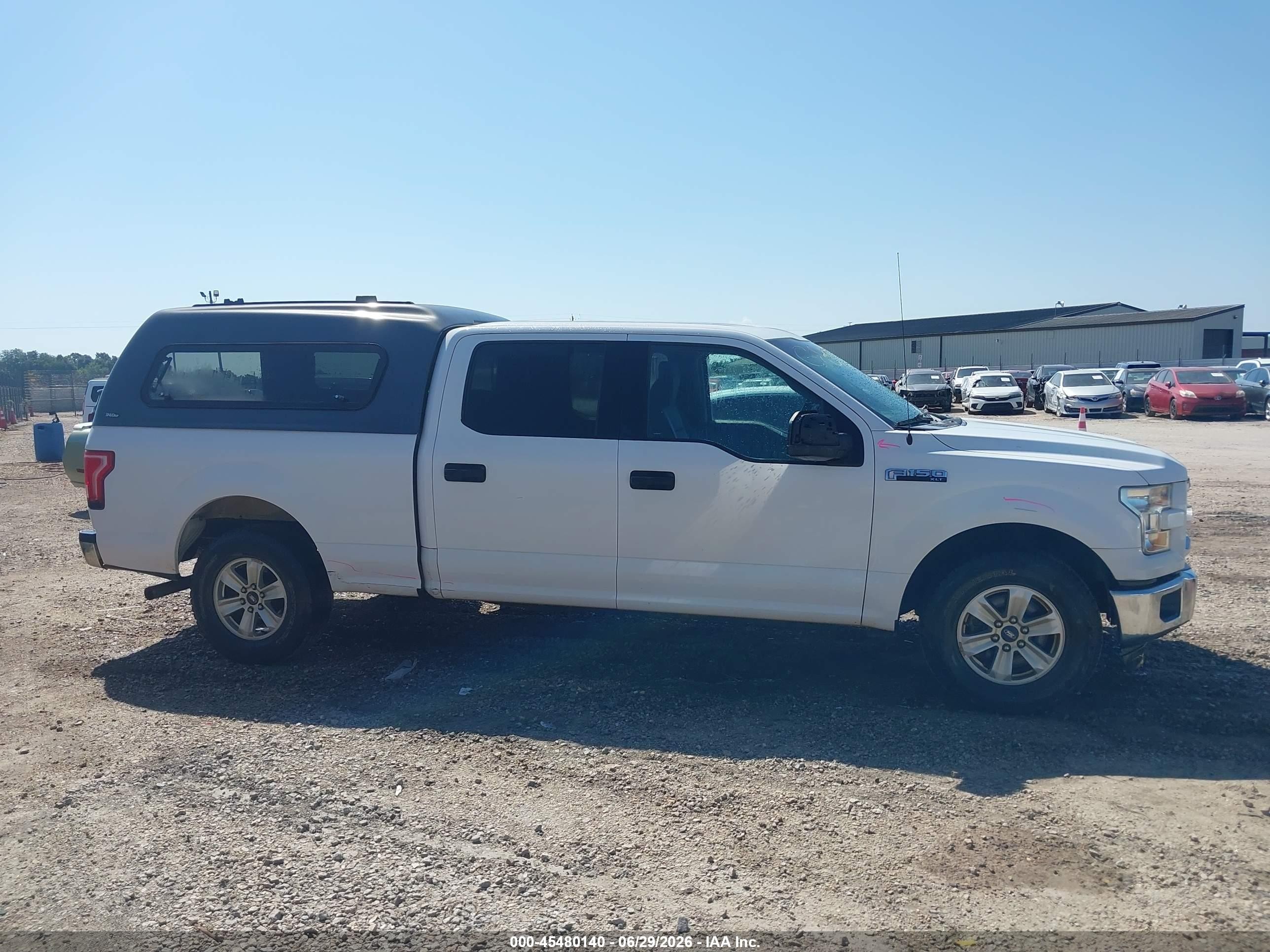 2015 Ford F-150 Xlt White vin: 1FTEW1CF5FKE54963