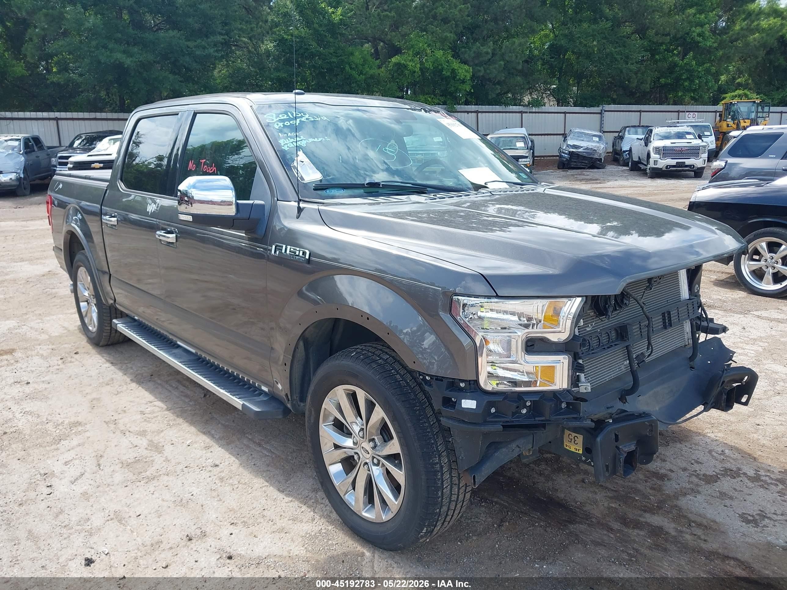 2015 Ford F-150 Lariat Black vin: 1FTEW1CF5FKE60357