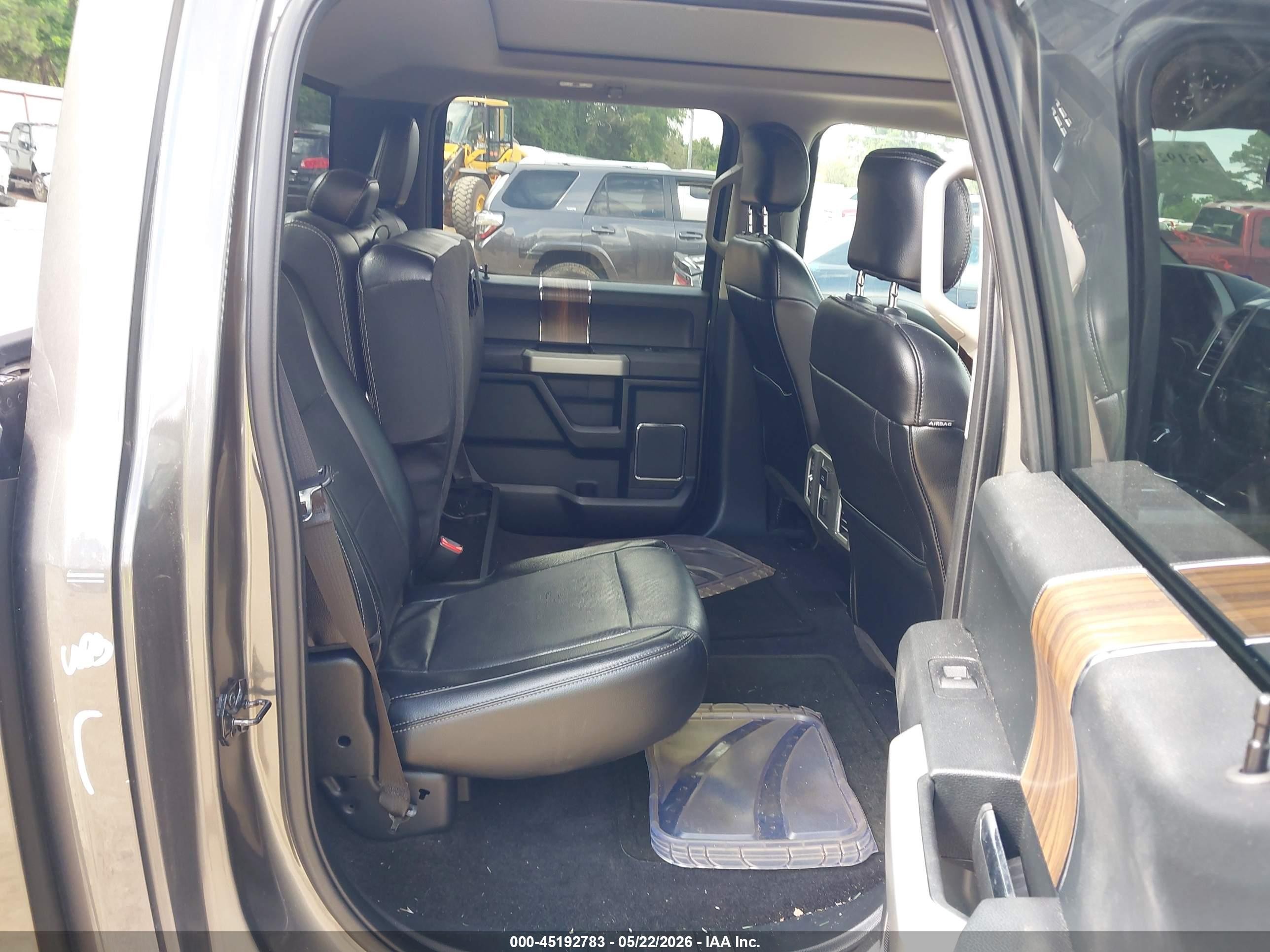 2015 Ford F-150 Lariat Black vin: 1FTEW1CF5FKE60357