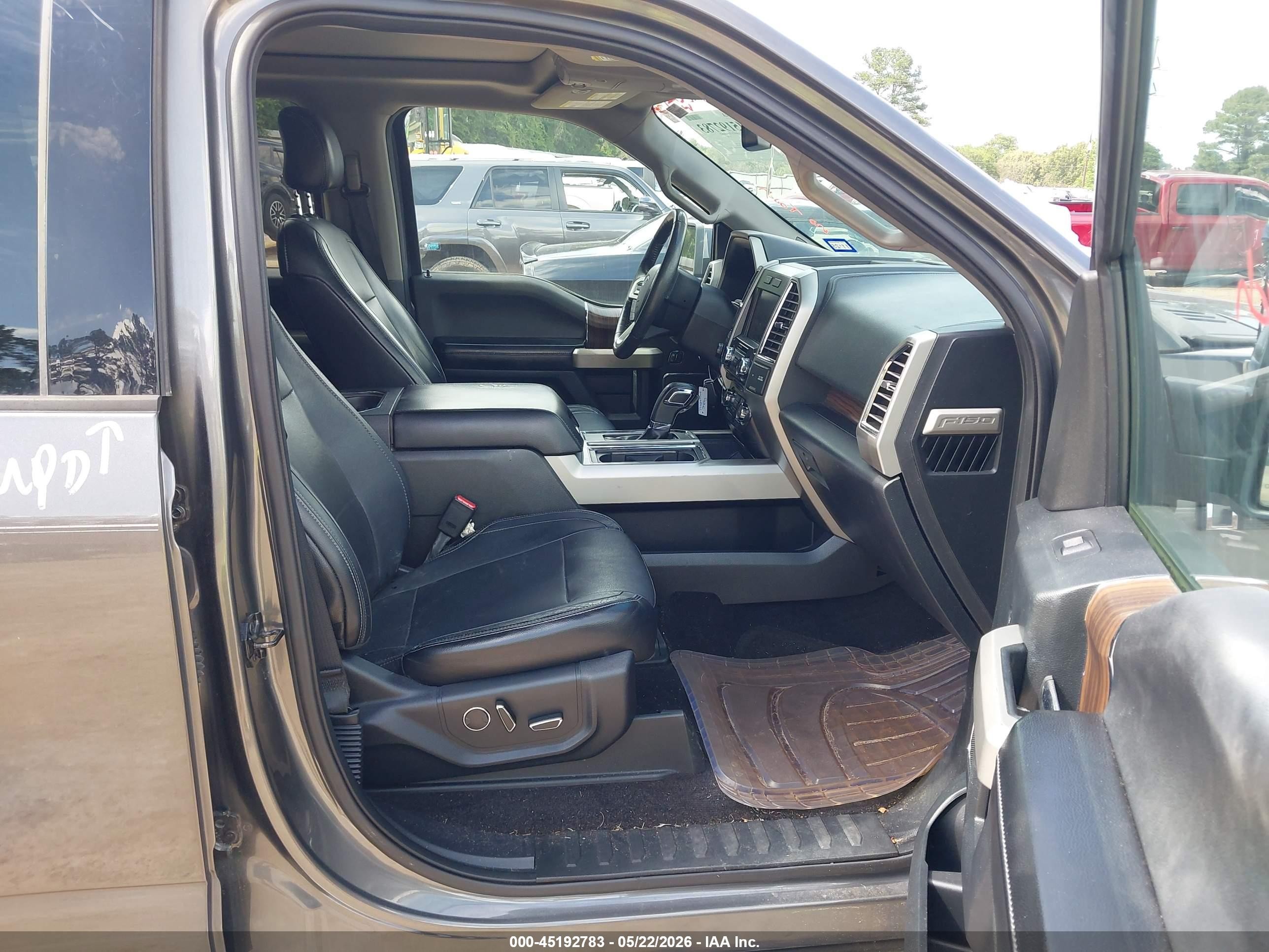 2015 Ford F-150 Lariat Black vin: 1FTEW1CF5FKE60357