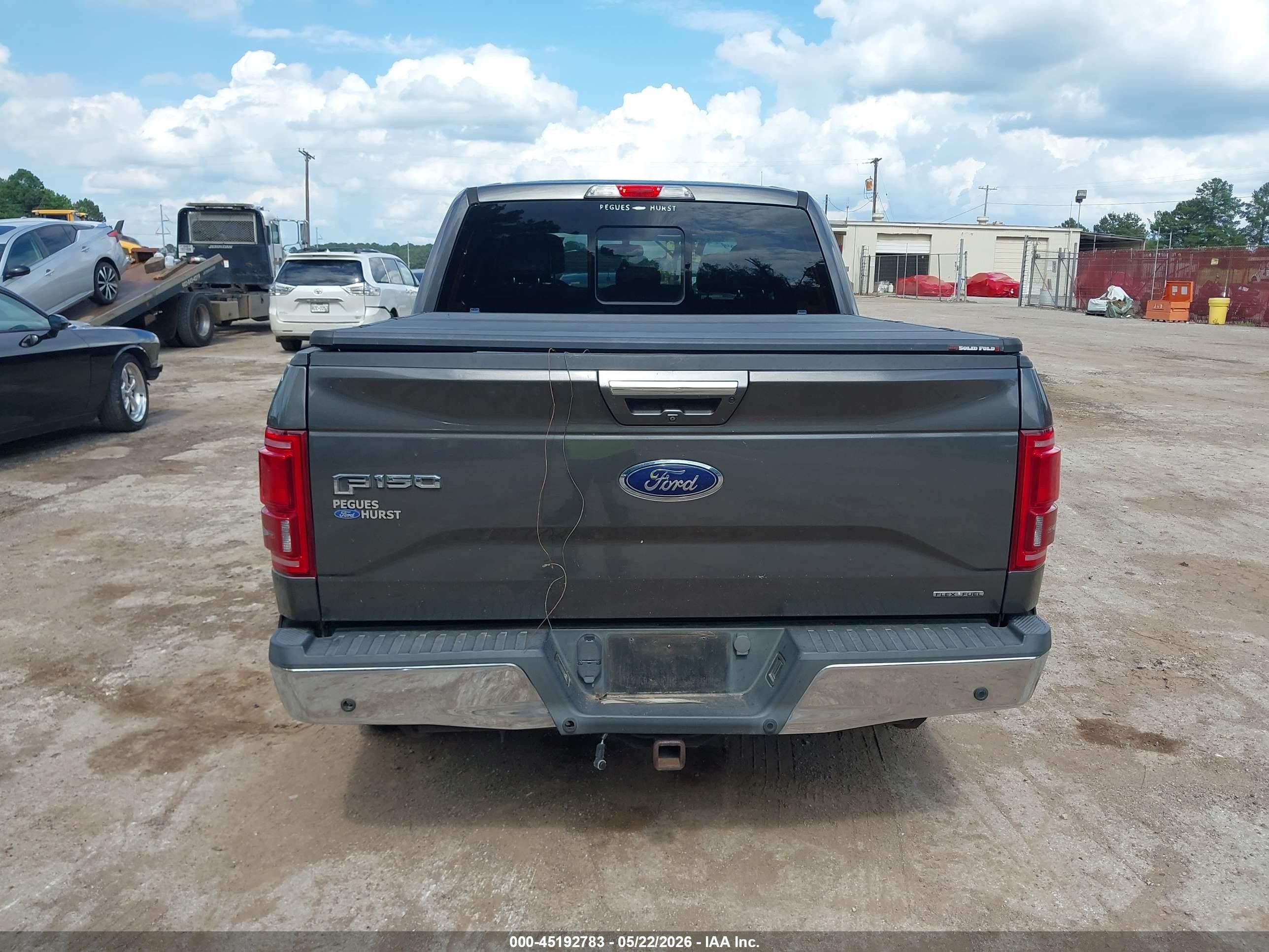 2015 Ford F-150 Lariat Black vin: 1FTEW1CF5FKE60357